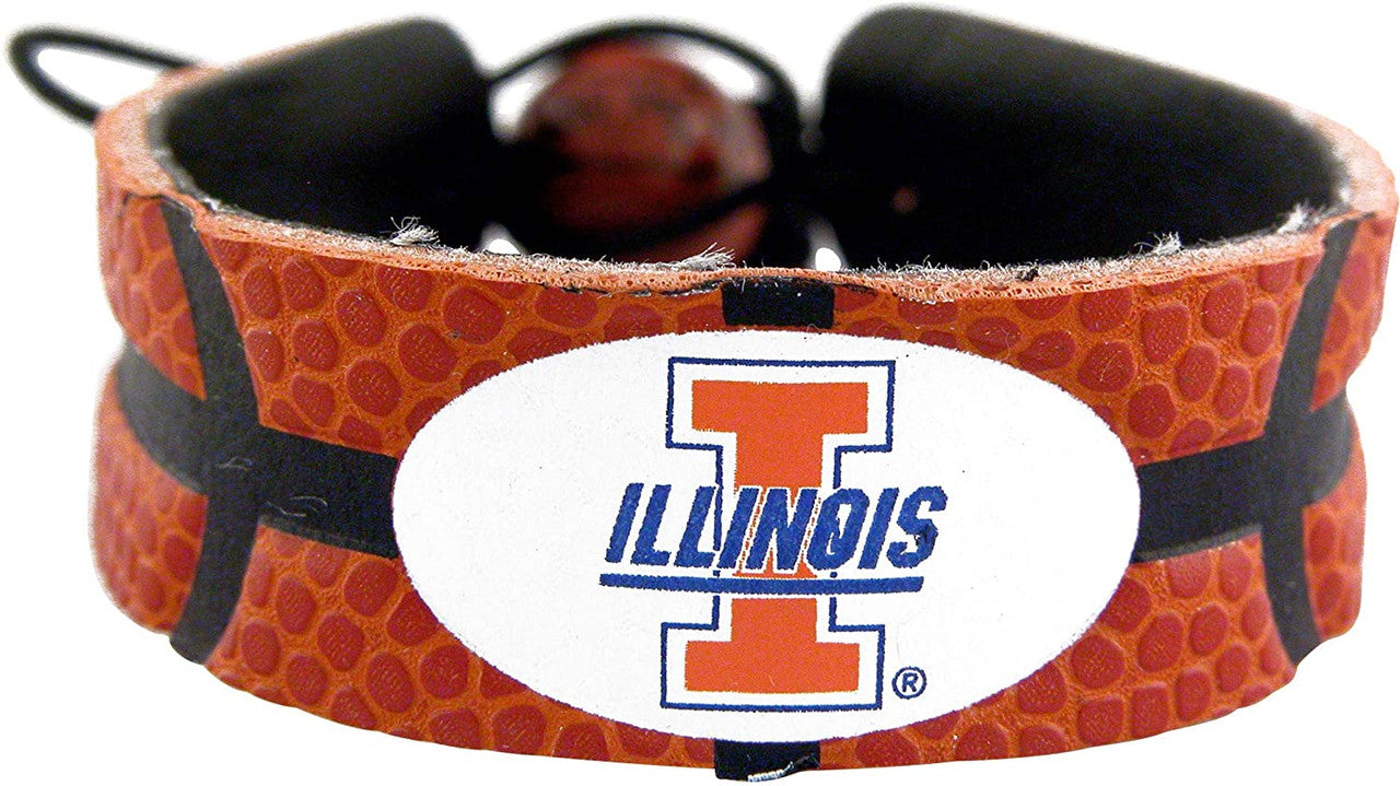 Illinois Fighting Illini Bracelet Classic Basketball CO - Sports Collectibles, Sports Memorabilia, Sports Fan Shop, Sports Gifts