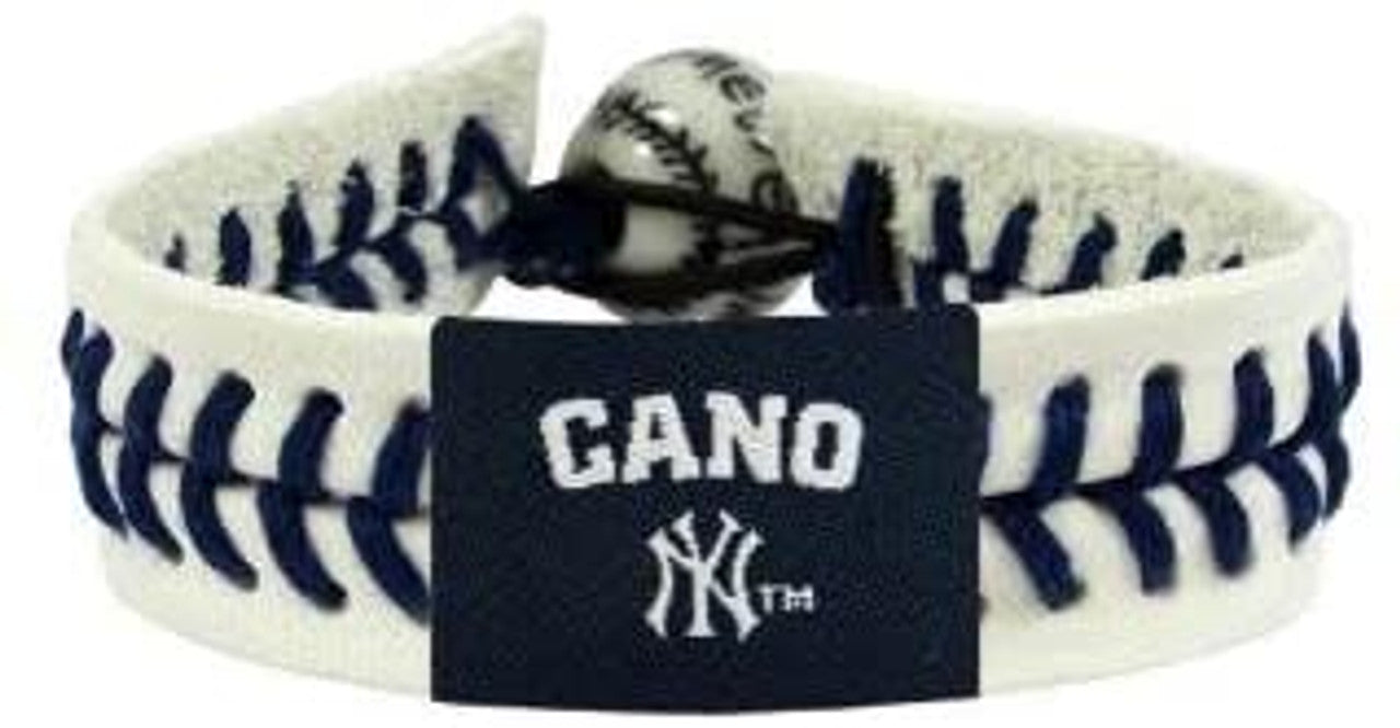 New York Yankees Bracelet Genuine Baseball Robinson Cano CO - Sports Collectibles, Sports Memorabilia, Sports Fan Shop, Sports Gifts