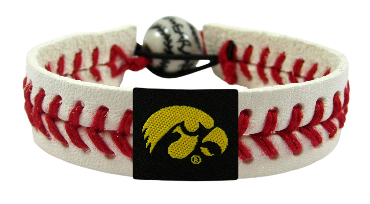 Iowa Hawkeyes Bracelet Classic Baseball CO - Sports Collectibles, Sports Memorabilia, Sports Fan Shop, Sports Gifts