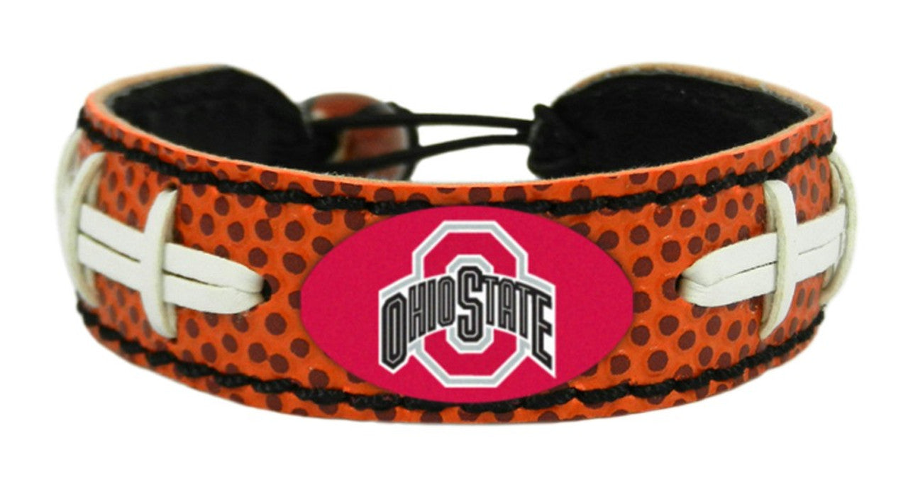 Ohio State Buckeyes Bracelet Classic Football Alternate CO - Sports Collectibles, Sports Memorabilia, Sports Fan Shop, Sports Gifts