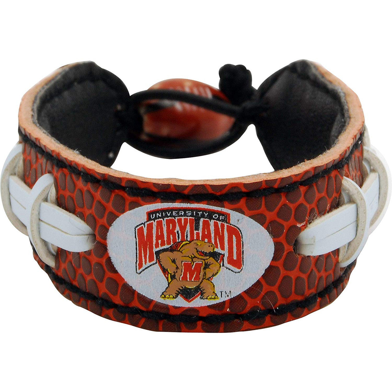 Maryland Terrapins Bracelet Classic Football Alternate CO - Sports Collectibles, Sports Memorabilia, Sports Fan Shop, Sports Gifts