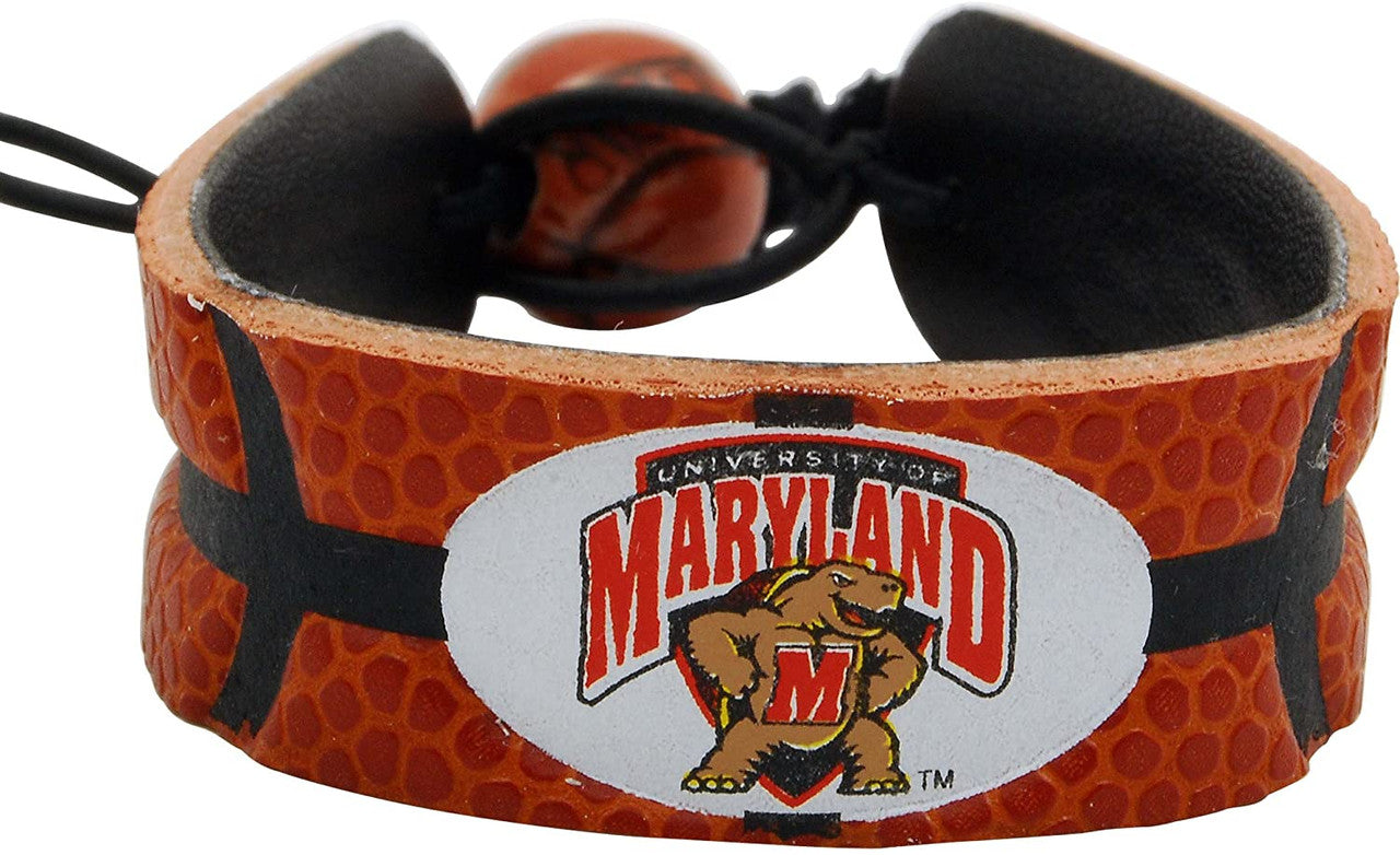 Maryland Terrapins Bracelet Classic Basketball CO - Sports Collectibles, Sports Memorabilia, Sports Fan Shop, Sports Gifts