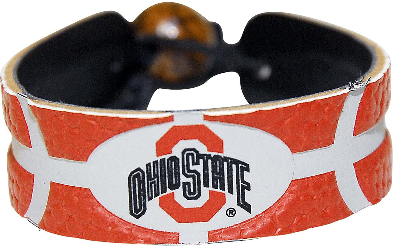 Ohio State Buckeyes Bracelet Team Color Basketball CO - Sports Collectibles, Sports Memorabilia, Sports Fan Shop, Sports Gifts