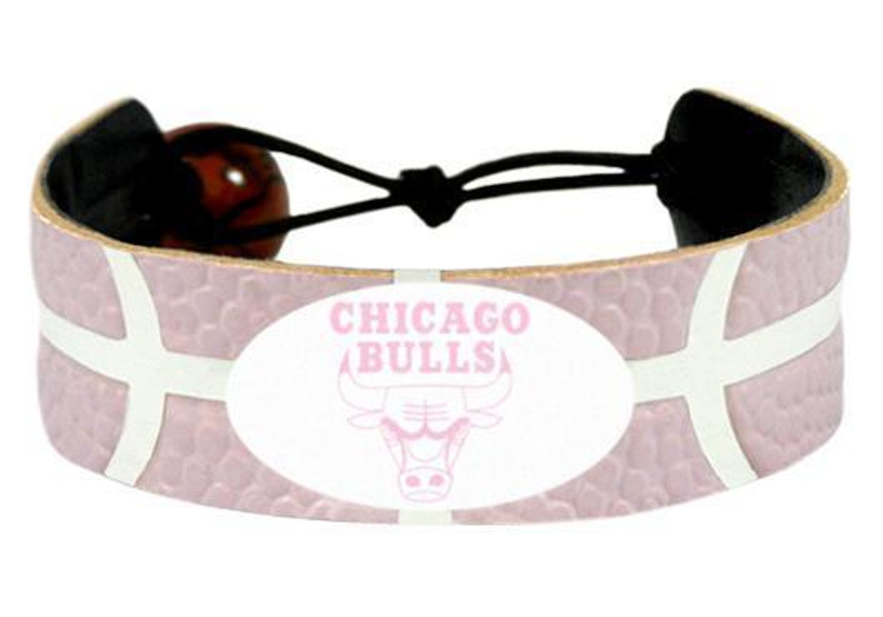 Chicago Bulls Bracelet Pink Basketball CO - Sports Collectibles, Sports Memorabilia, Sports Fan Shop, Sports Gifts
