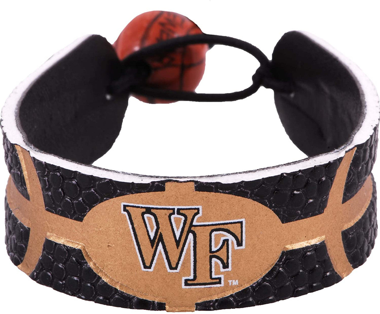 Wake Forest Demon Deacons Bracelet Team Color Basketball CO - Sports Collectibles, Sports Memorabilia, Sports Fan Shop, Sports Gifts