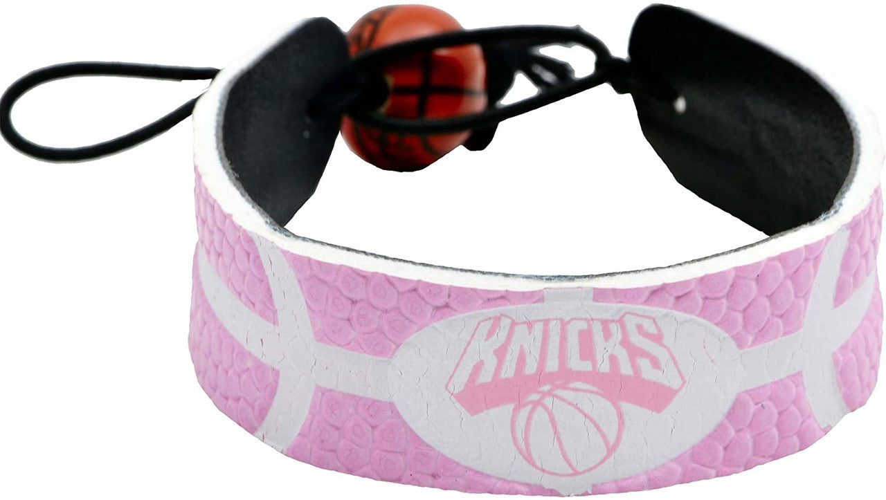 New York Knicks Bracelet Team Color Basketball Pink CO - Sports Collectibles, Sports Memorabilia, Sports Fan Shop, Sports Gifts