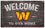 Washington Redskins Sign Wood 6x12 Welcome To Our Home Design - Special Order - Sports Collectibles, Sports Memorabilia, Sports Fan Shop, Sports Gifts