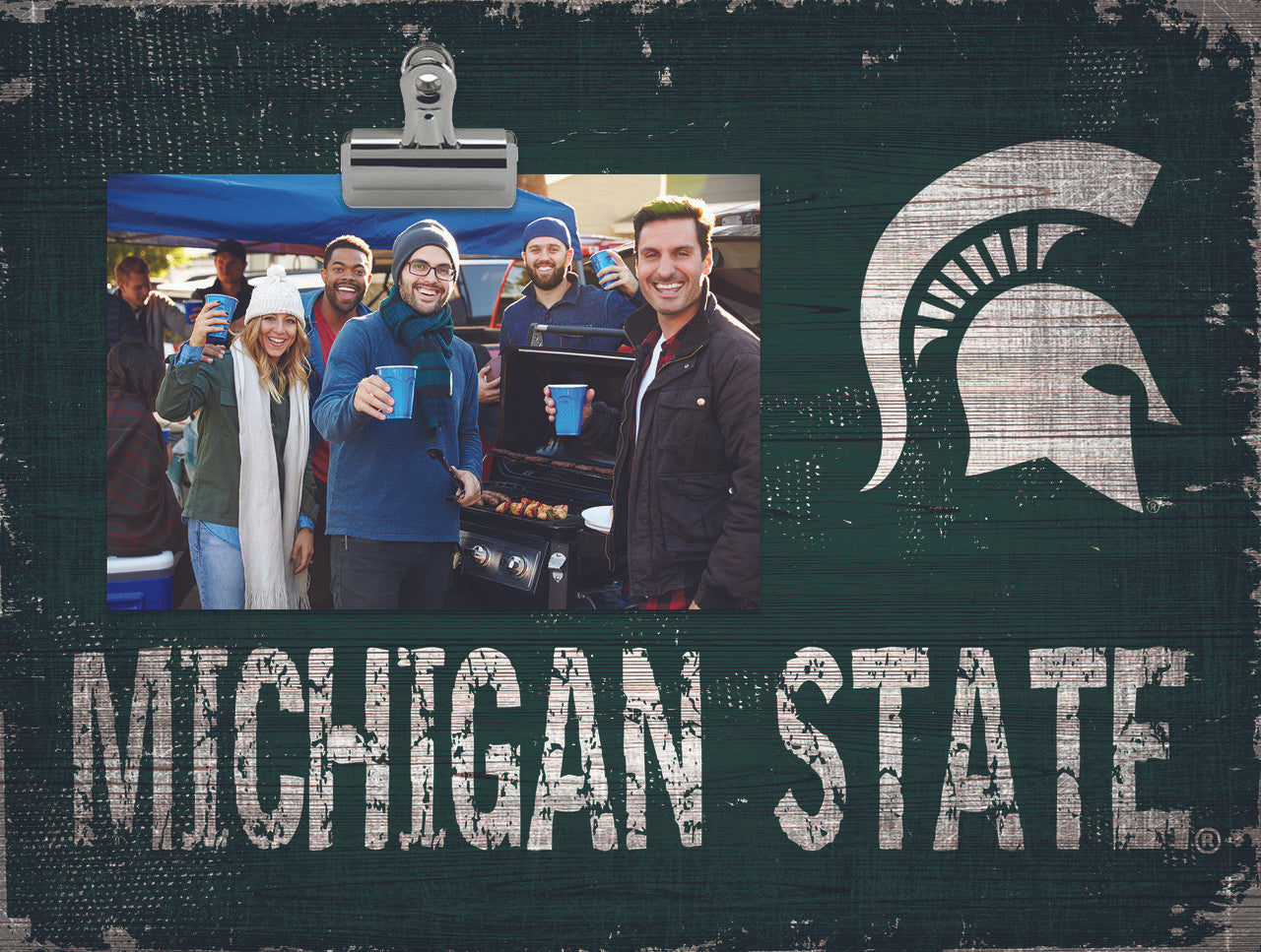 Michigan State Spartans Clip Frame - Special Order - Sports Collectibles, Sports Memorabilia, Sports Fan Shop, Sports Gifts
