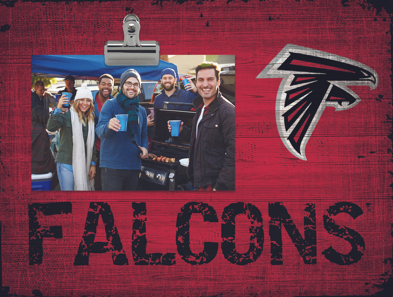Atlanta Falcons Clip Frame - Special Order - Sports Collectibles, Sports Memorabilia, Sports Fan Shop, Sports Gifts