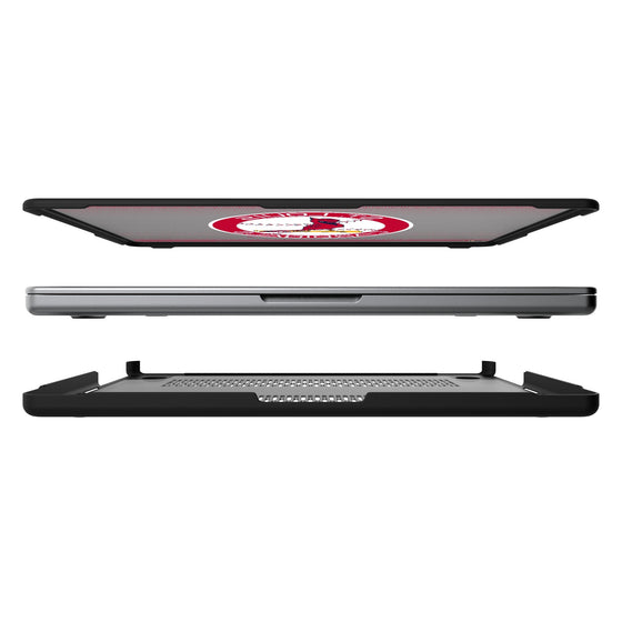 St Louis Cardinals 1966-1997 - Cooperstown Collection Linen Laptop Case for Apple MacBook - Sports Gifts, Sports Memorabilia, Sports Collectibles, Fan Shop