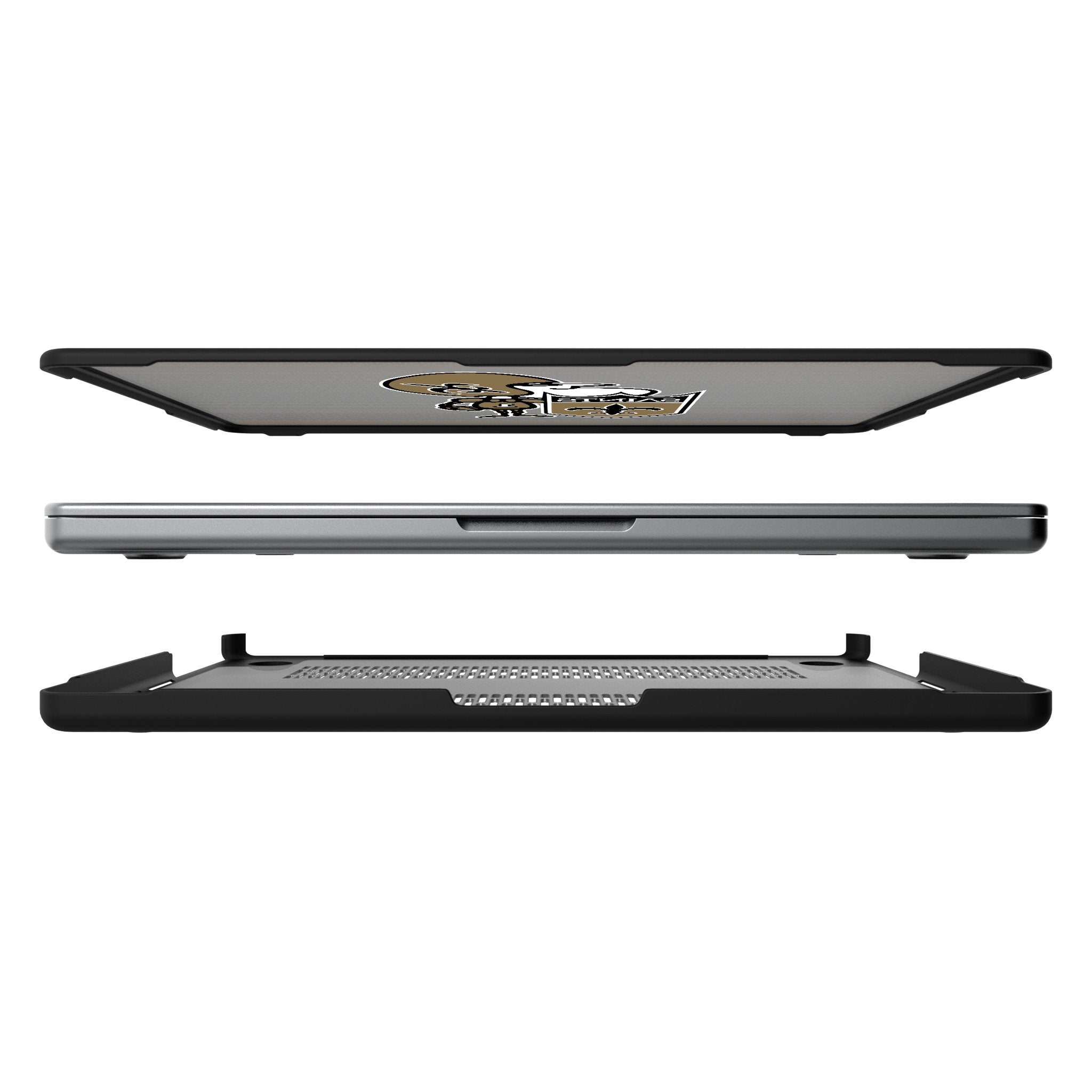 New Orleans Saints Historic Collection Linen Laptop Case for Apple MacBook - Sports Gifts, Sports Memorabilia, Sports Collectibles, Fan Shop