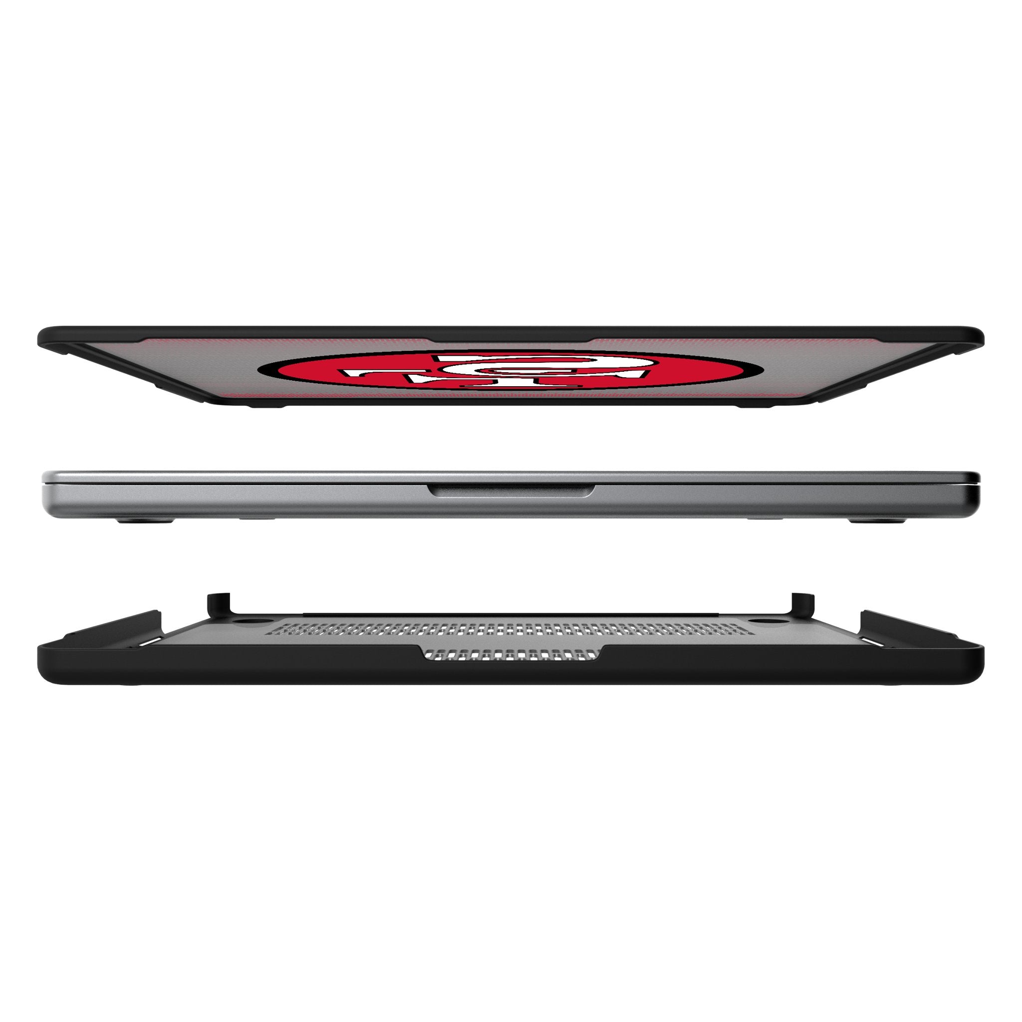 San Francisco 49ers Historic Collection Linen Laptop Case for Apple MacBook - Sports Gifts, Sports Memorabilia, Sports Collectibles, Fan Shop