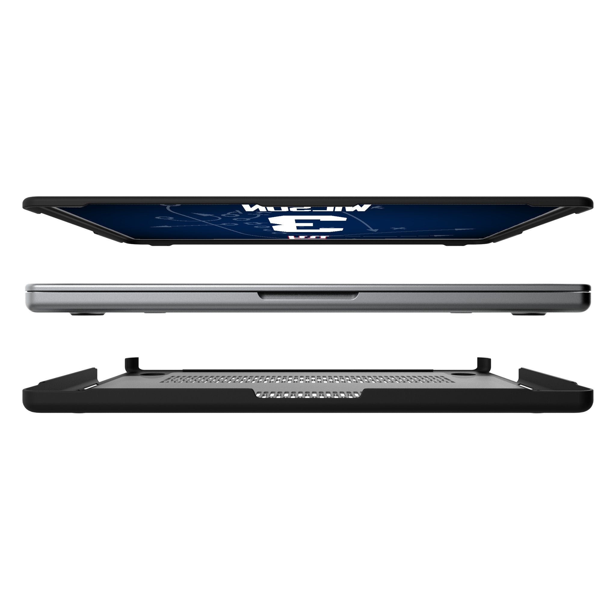 Russell Wilson New York Giants 3 Game Tactic Laptop Case for Apple MacBook - Sports Gifts, Sports Memorabilia, Sports Collectibles, Fan Shop