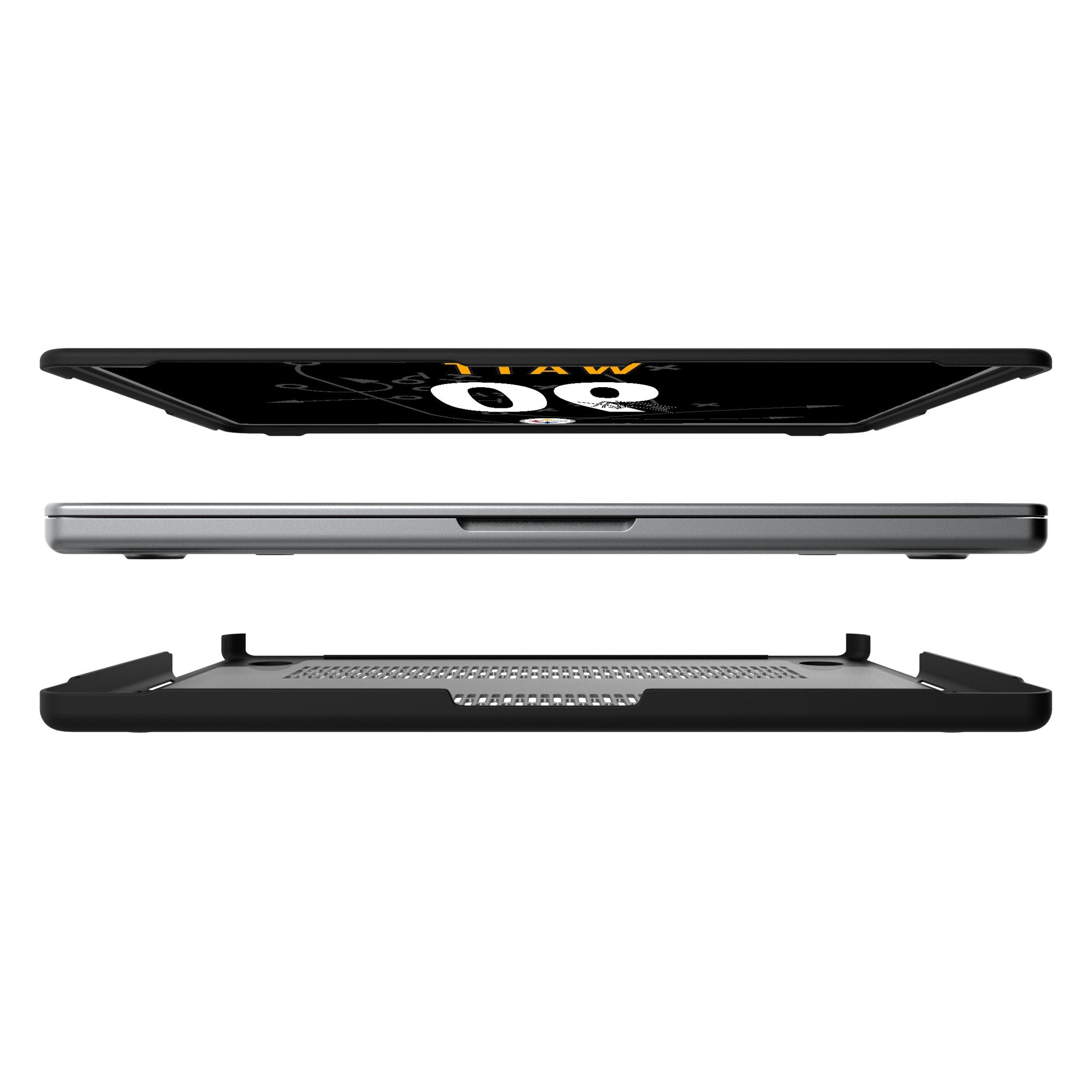 T.J. Watt Pittsburgh Steelers 90 Game Tactic Laptop Case for Apple MacBook - Sports Gifts, Sports Memorabilia, Sports Collectibles, Fan Shop