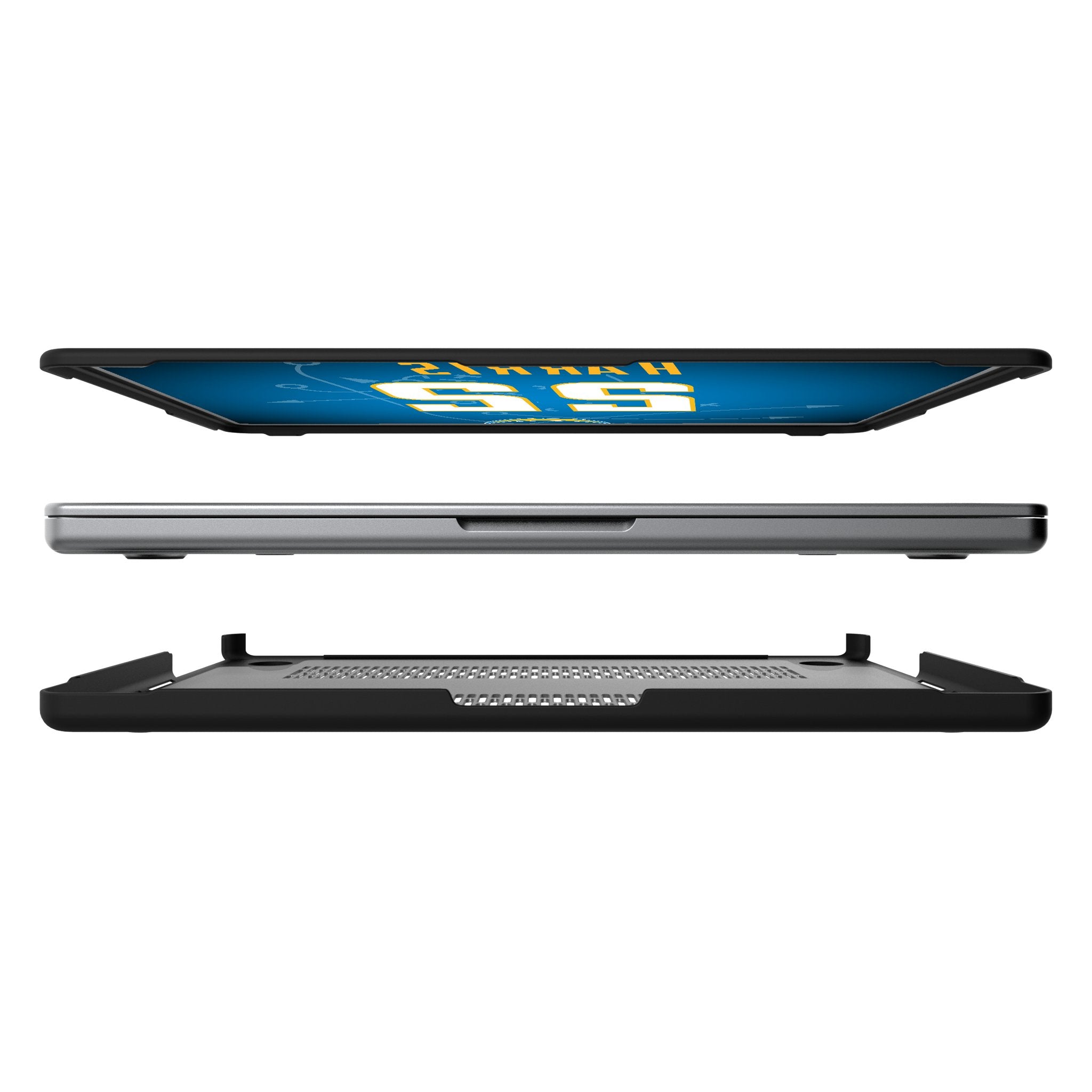 Najee Harris Los Angeles Chargers 22 Game Tactic Laptop Case for Apple MacBook - Sports Gifts, Sports Memorabilia, Sports Collectibles, Fan Shop