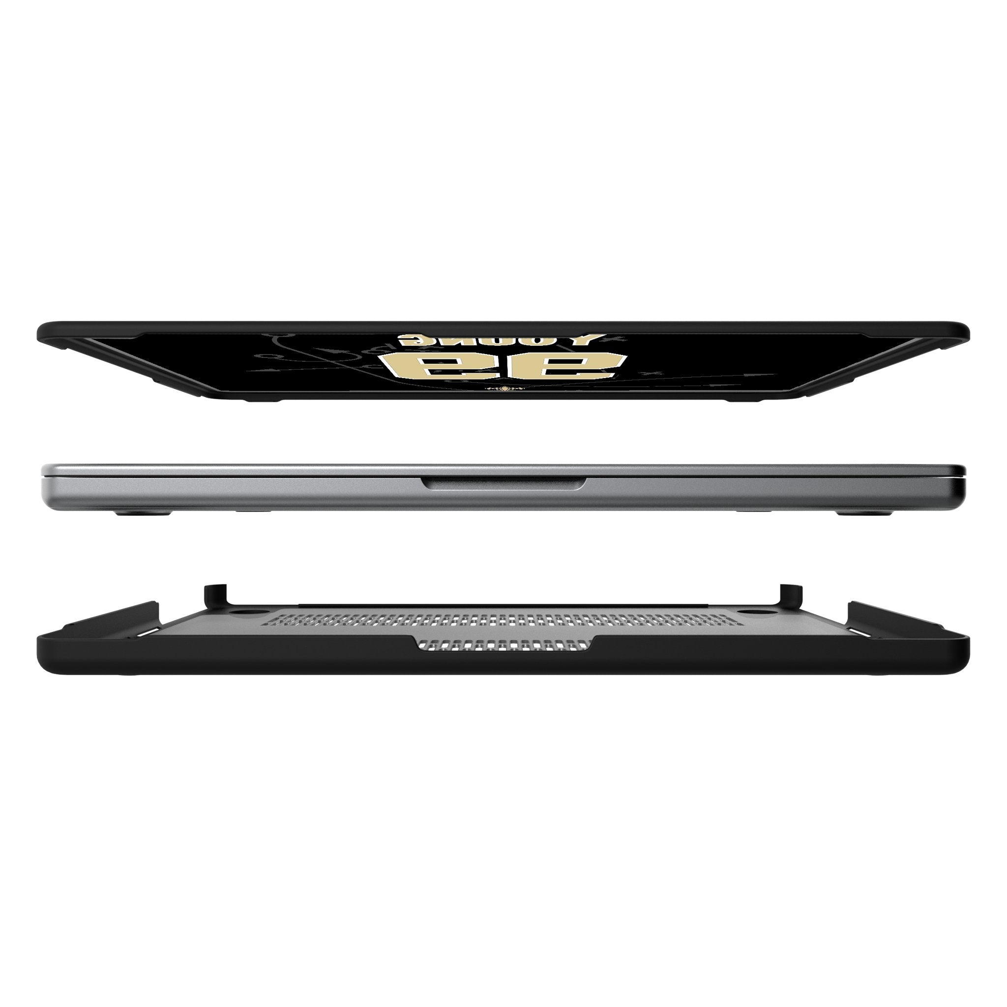 Chase Young New Orleans Saints 99 Game Tactic Laptop Case for Apple MacBook - Sports Gifts, Sports Memorabilia, Sports Collectibles, Fan Shop