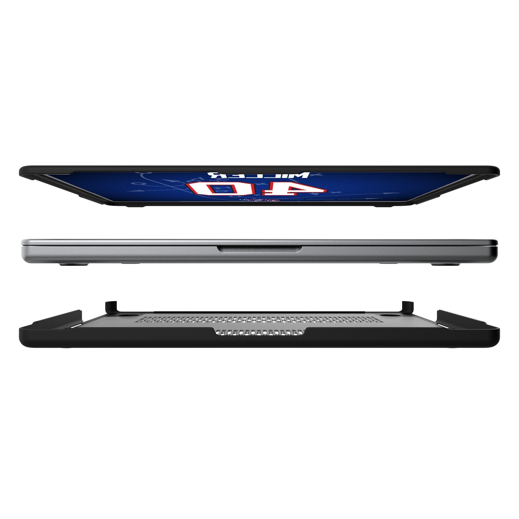 Von Miller Buffalo Bills 40 Game Tactic Laptop Case for Apple MacBook - Sports Gifts, Sports Memorabilia, Sports Collectibles, Fan Shop