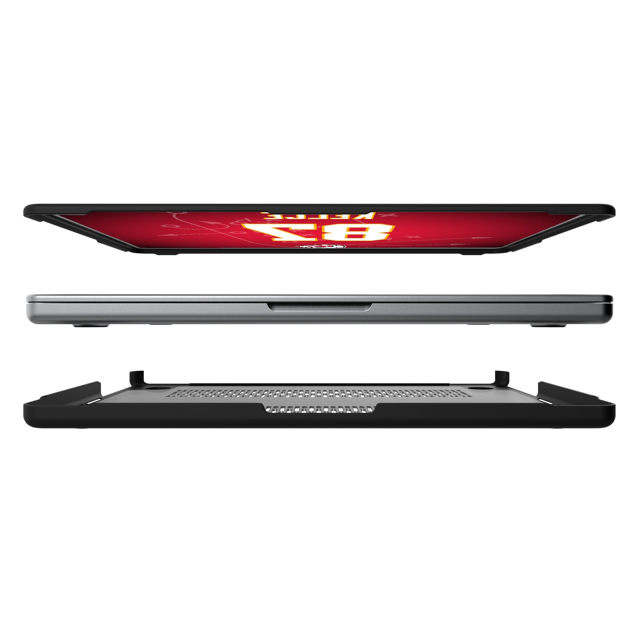 Travis Kelce Kansas City Chiefs 87 Game Tactic Laptop Case for Apple MacBook - Sports Gifts, Sports Memorabilia, Sports Collectibles, Fan Shop