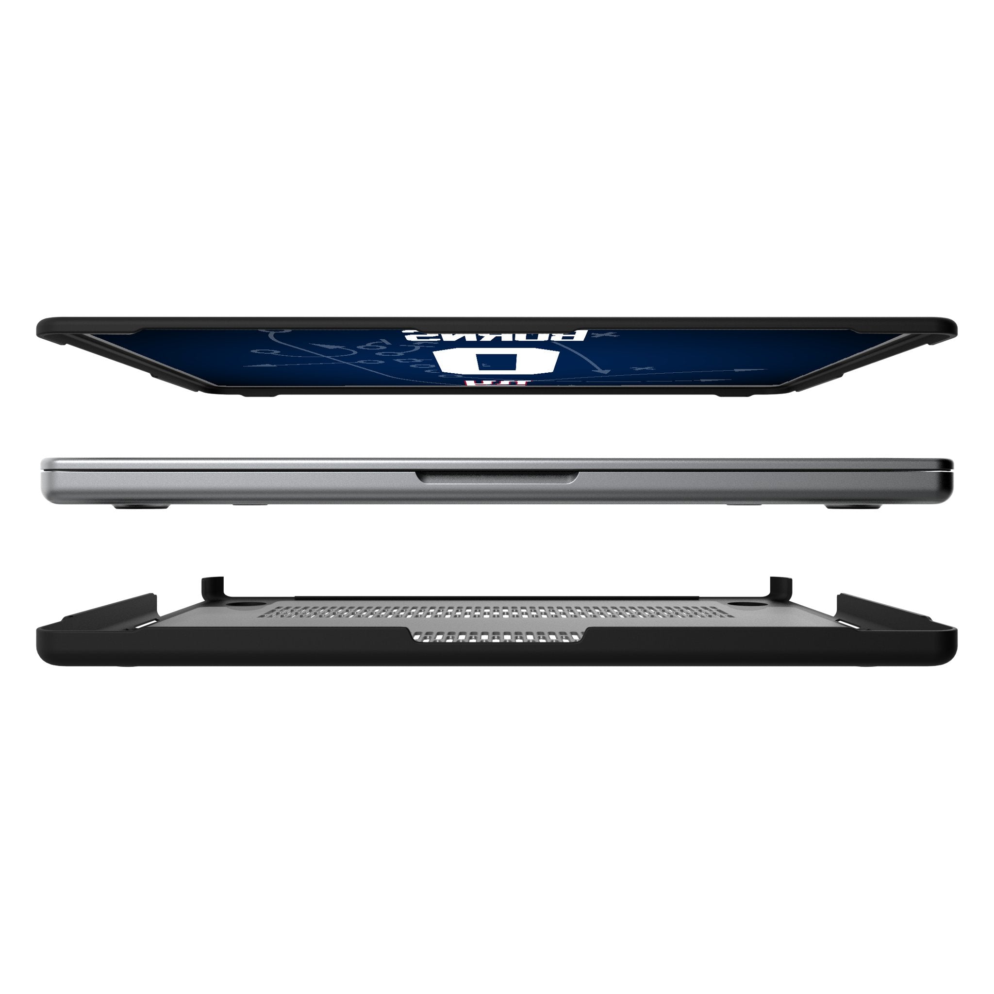 Brian Burns New York Giants 0 Game Tactic Laptop Case for Apple MacBook - Sports Gifts, Sports Memorabilia, Sports Collectibles, Fan Shop