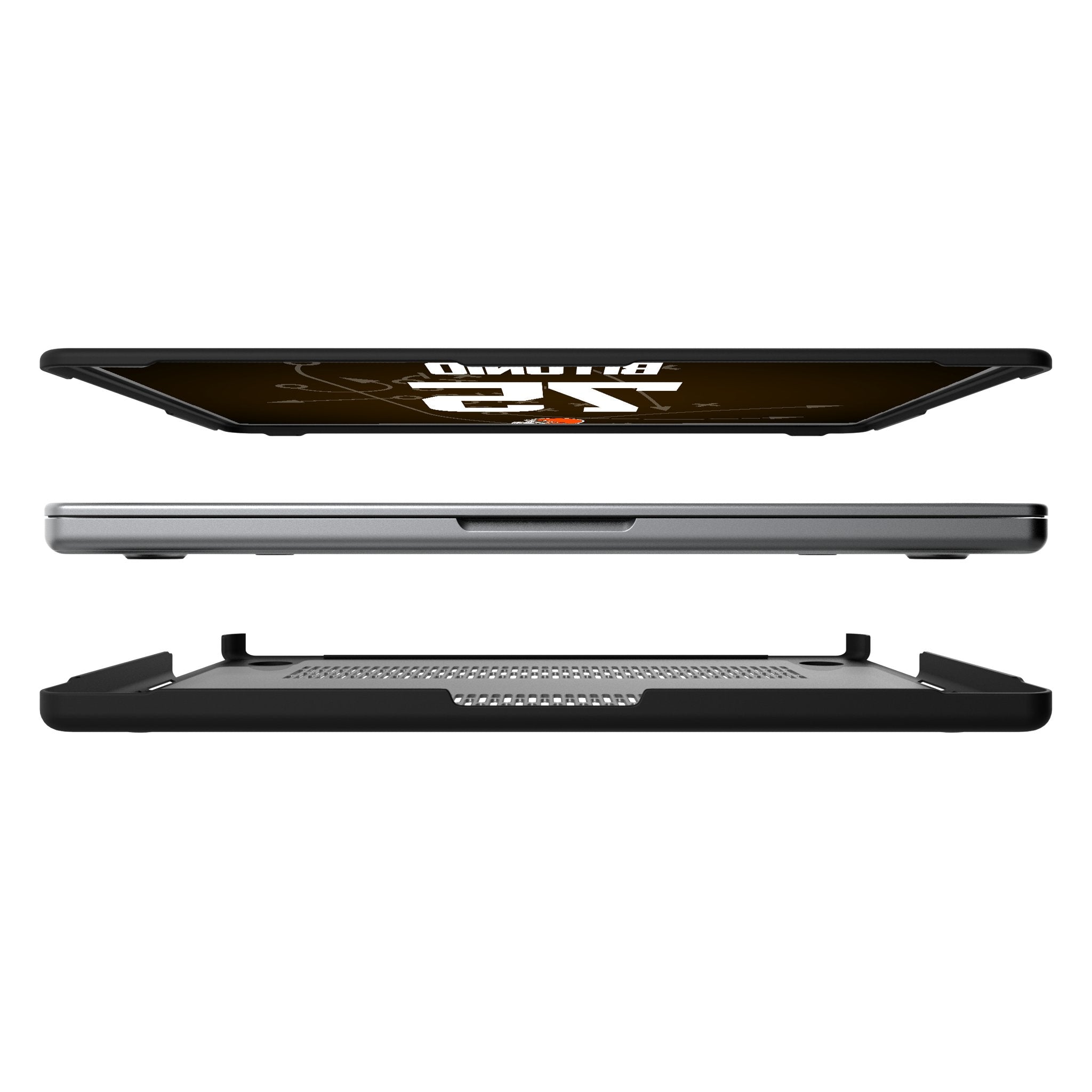 Joel Bitonio Cleveland Browns 75 Game Tactic Laptop Case for Apple MacBook - Sports Gifts, Sports Memorabilia, Sports Collectibles, Fan Shop