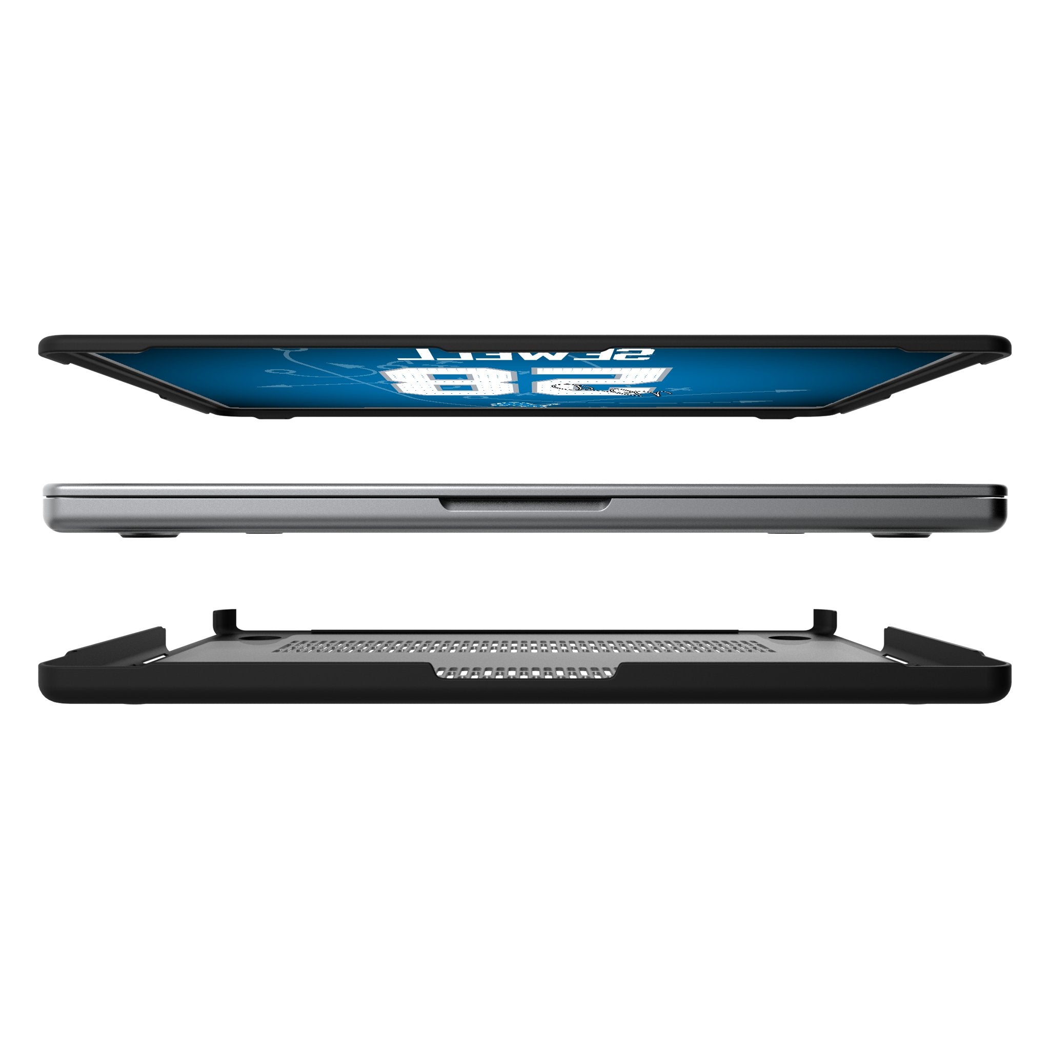 Penei Sewell Detroit Lions 58 Game Tactic Laptop Case for Apple MacBook - Sports Gifts, Sports Memorabilia, Sports Collectibles, Fan Shop