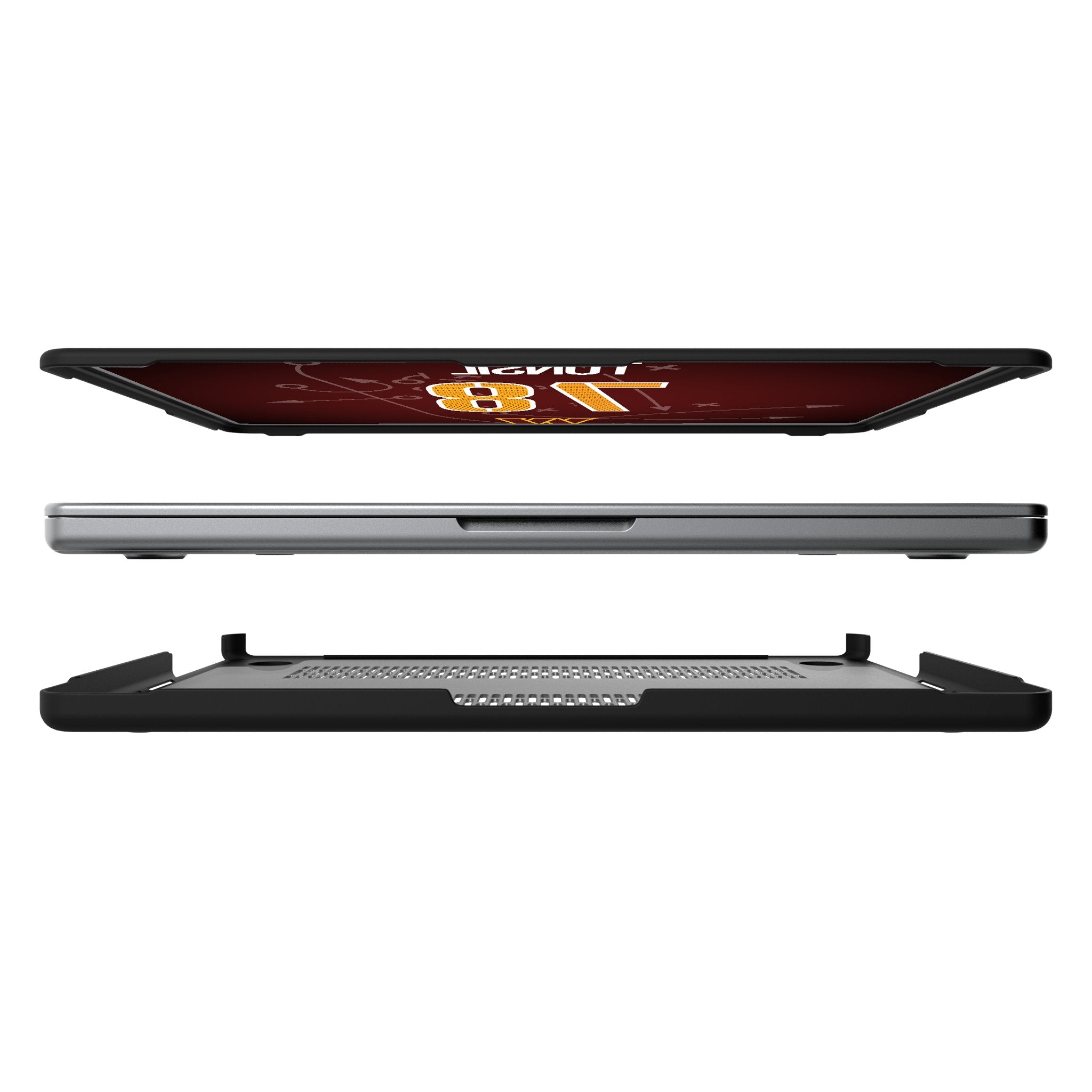 Laremy Tunsil Washington Commanders 78 Game Tactic Laptop Case for Apple MacBook - Sports Gifts, Sports Memorabilia, Sports Collectibles, Fan Shop