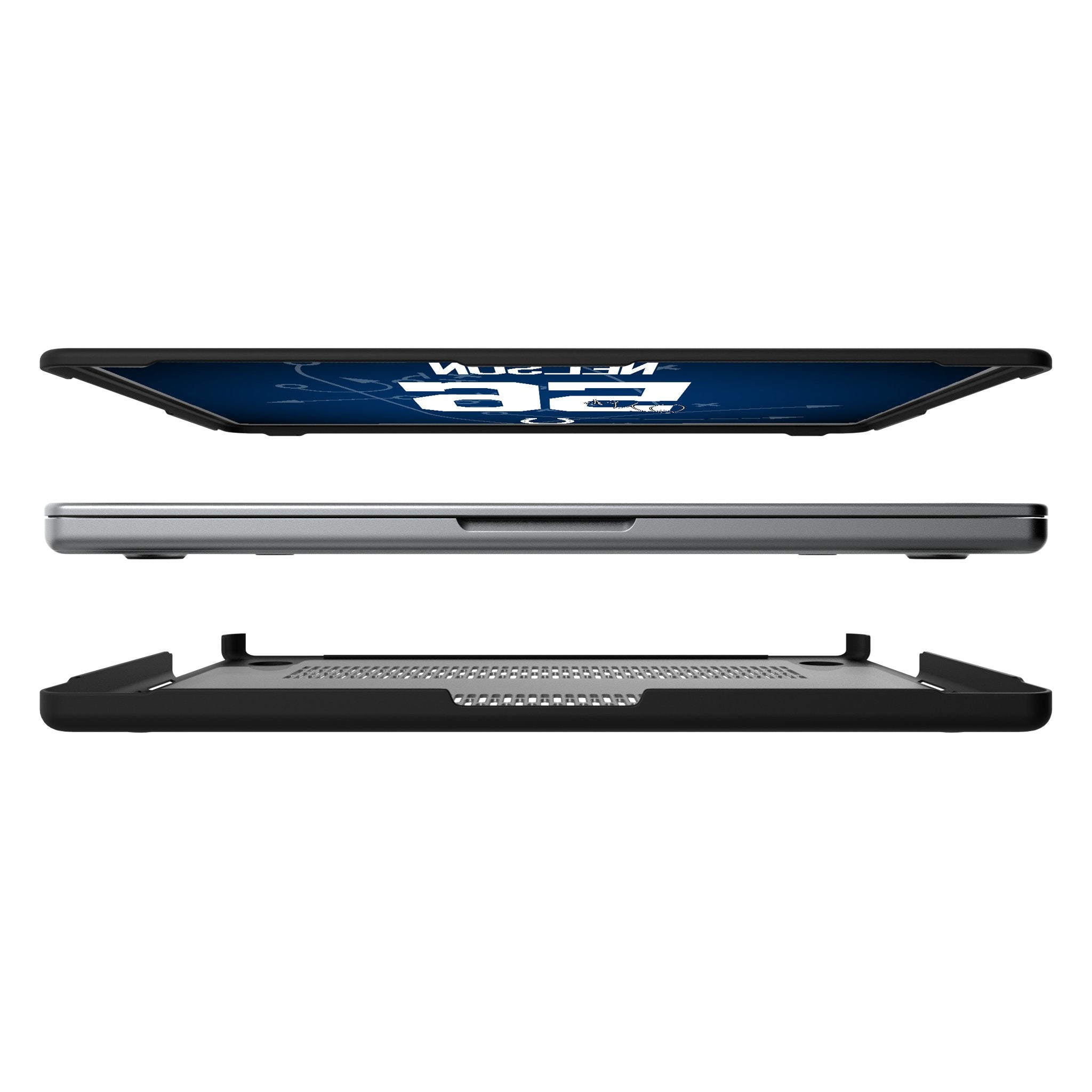 Quenton Nelson Indianapolis Colts 56 Game Tactic Laptop Case for Apple MacBook - Sports Gifts, Sports Memorabilia, Sports Collectibles, Fan Shop