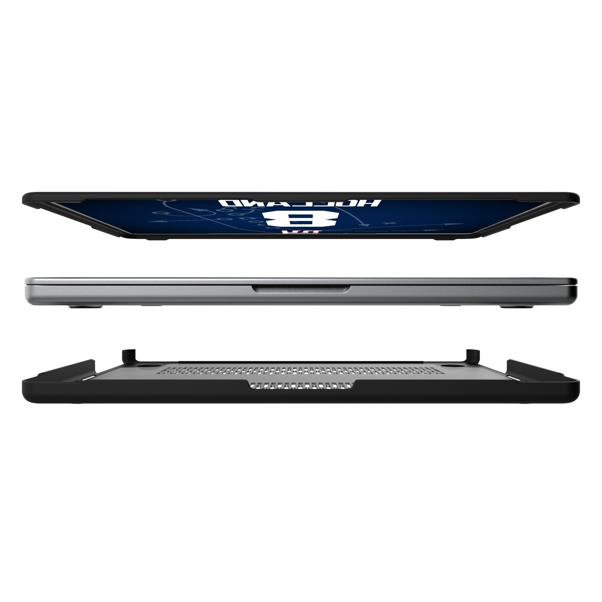 Jevon Holland New York Giants 8 Game Tactic Laptop Case for Apple MacBook - Sports Gifts, Sports Memorabilia, Sports Collectibles, Fan Shop