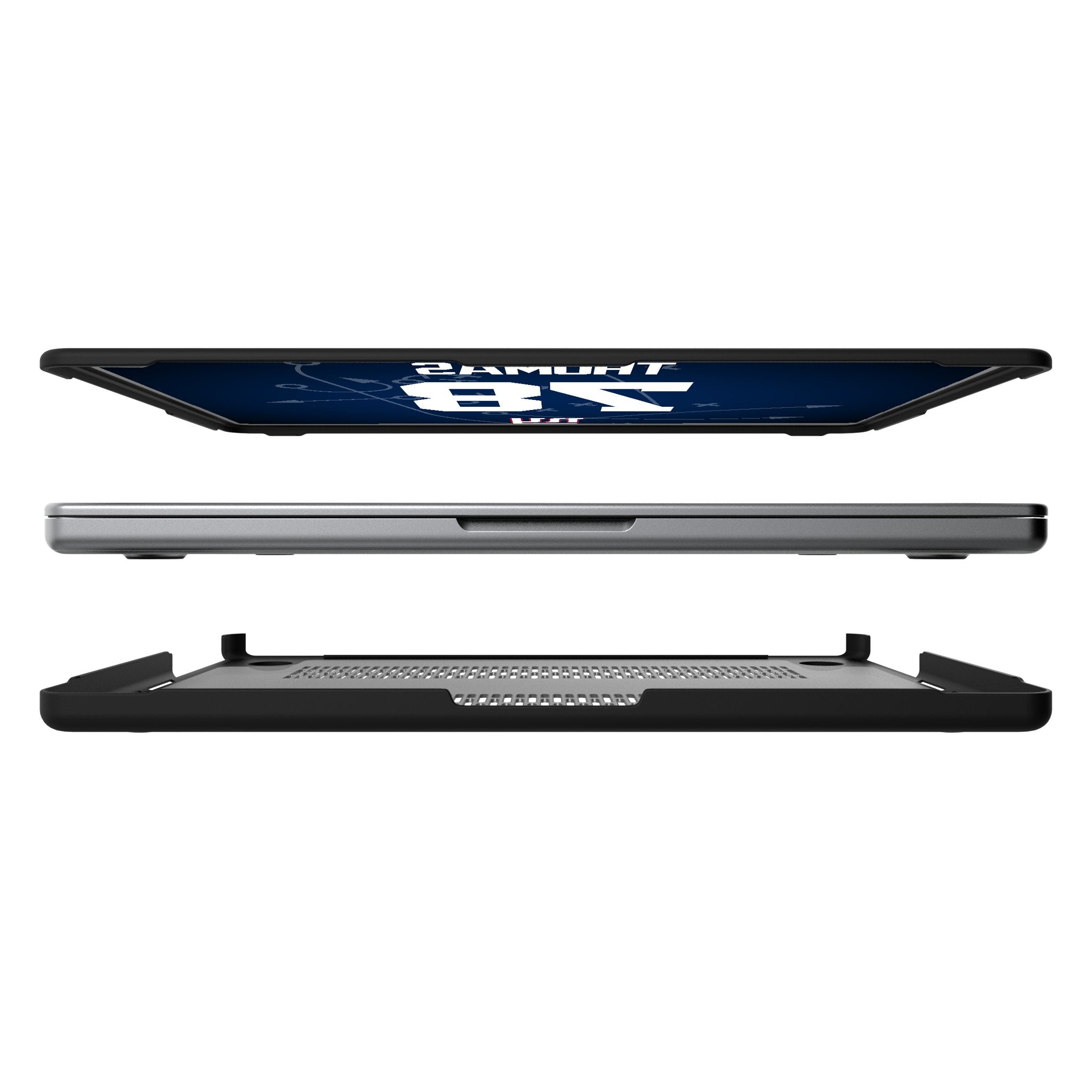 Andrew Thomas New York Giants 78 Game Tactic Laptop Case for Apple MacBook - Sports Gifts, Sports Memorabilia, Sports Collectibles, Fan Shop