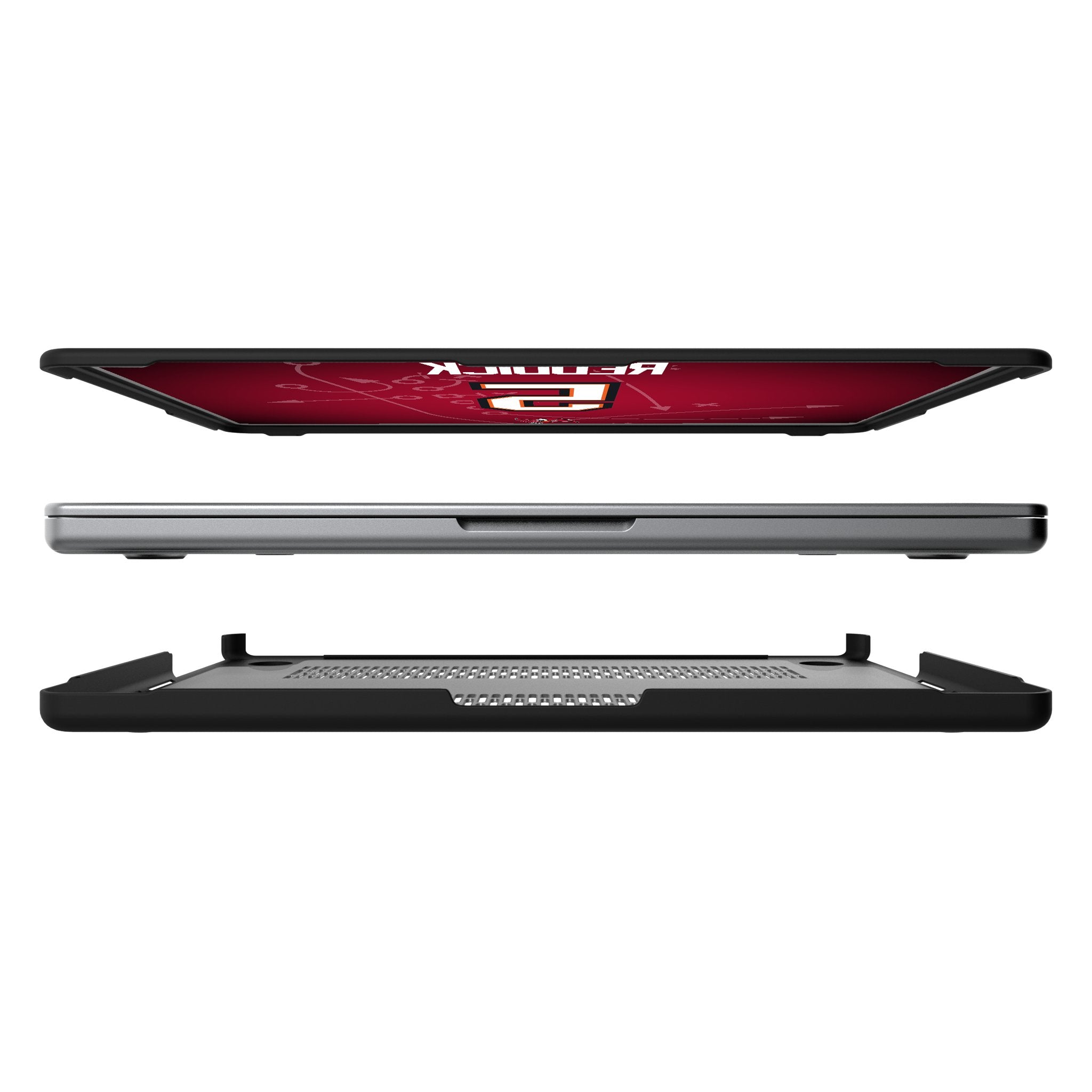 Haason Reddick Tampa Bay Buccaneers 5 Game Tactic Laptop Case for Apple MacBook - Sports Gifts, Sports Memorabilia, Sports Collectibles, Fan Shop