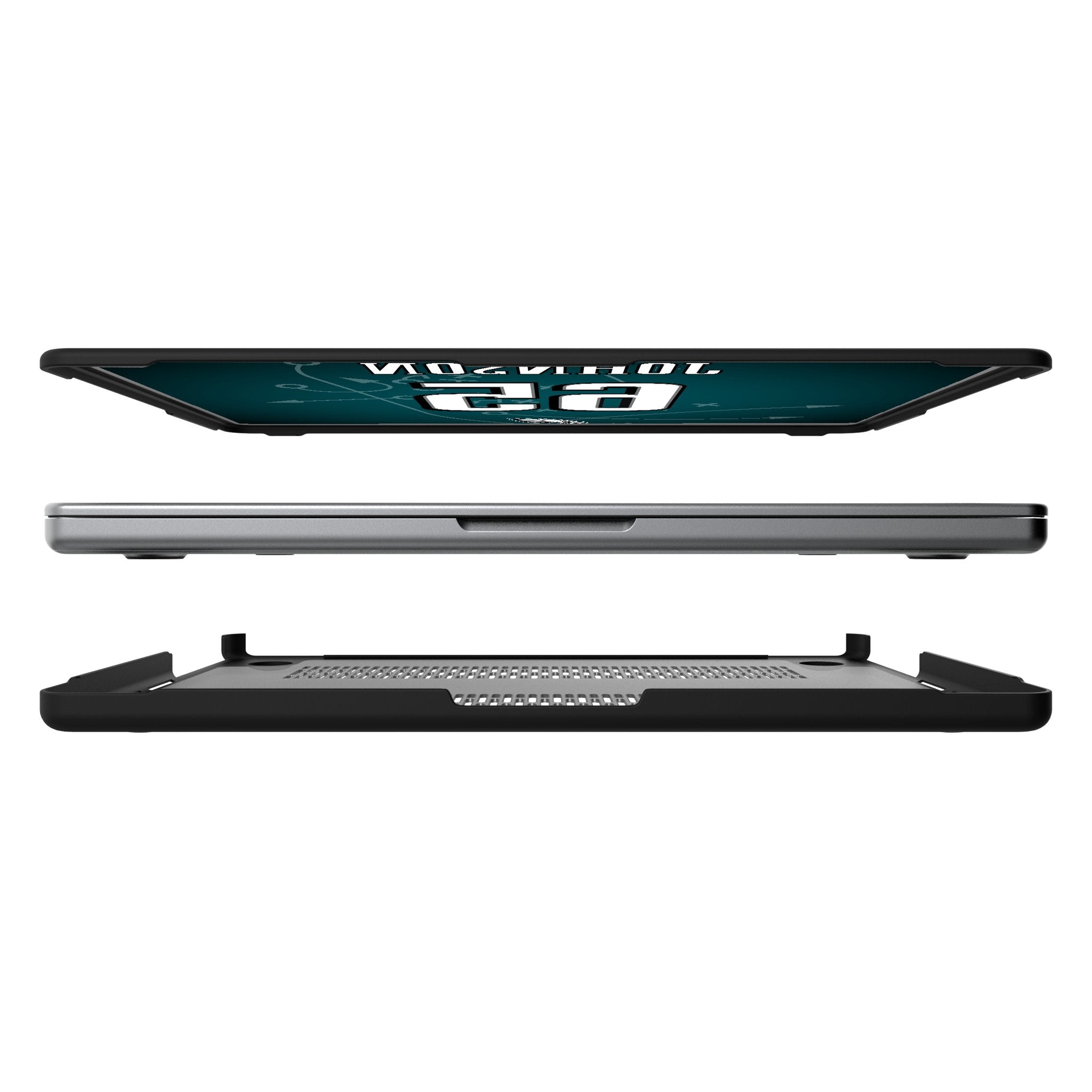 Lane Johnson Philadelphia Eagles 65 Game Tactic Laptop Case for Apple MacBook - Sports Gifts, Sports Memorabilia, Sports Collectibles, Fan Shop