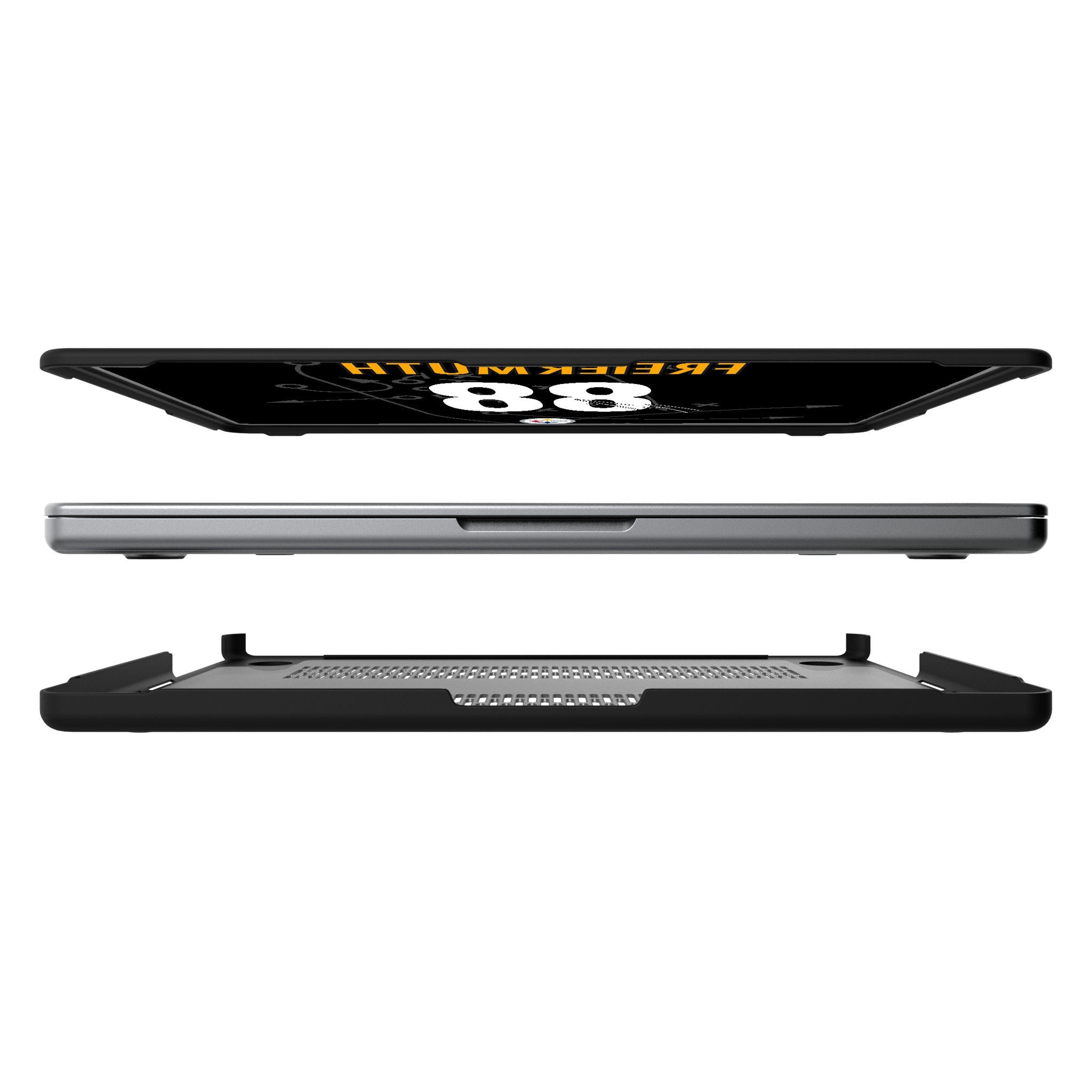 Pat Freiermuth Pittsburgh Steelers 88 Game Tactic Laptop Case for Apple MacBook - Sports Gifts, Sports Memorabilia, Sports Collectibles, Fan Shop