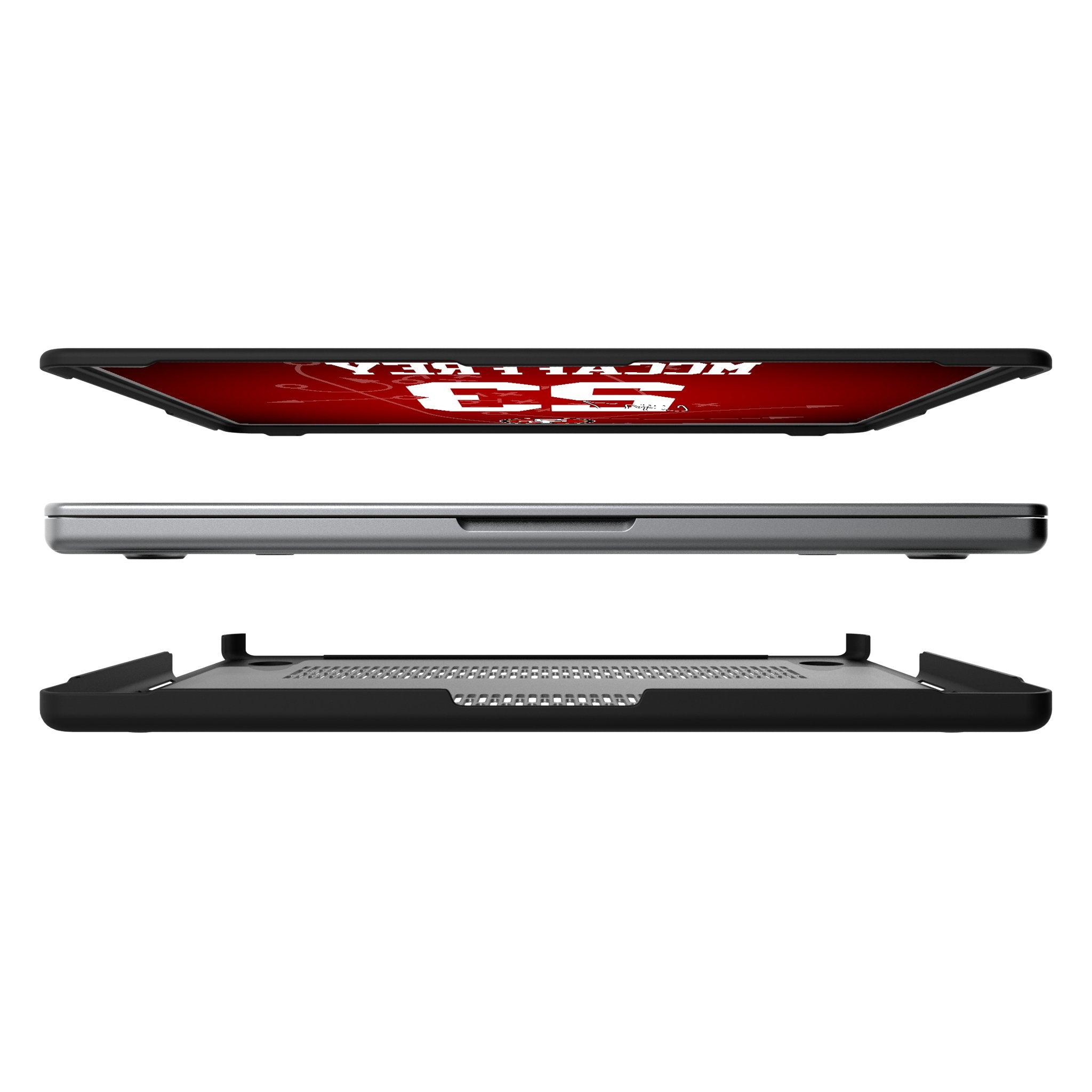 Christian McCaffrey San Francisco 49ers 23 Game Tactic Laptop Case for Apple MacBook - Sports Gifts, Sports Memorabilia, Sports Collectibles, Fan Shop