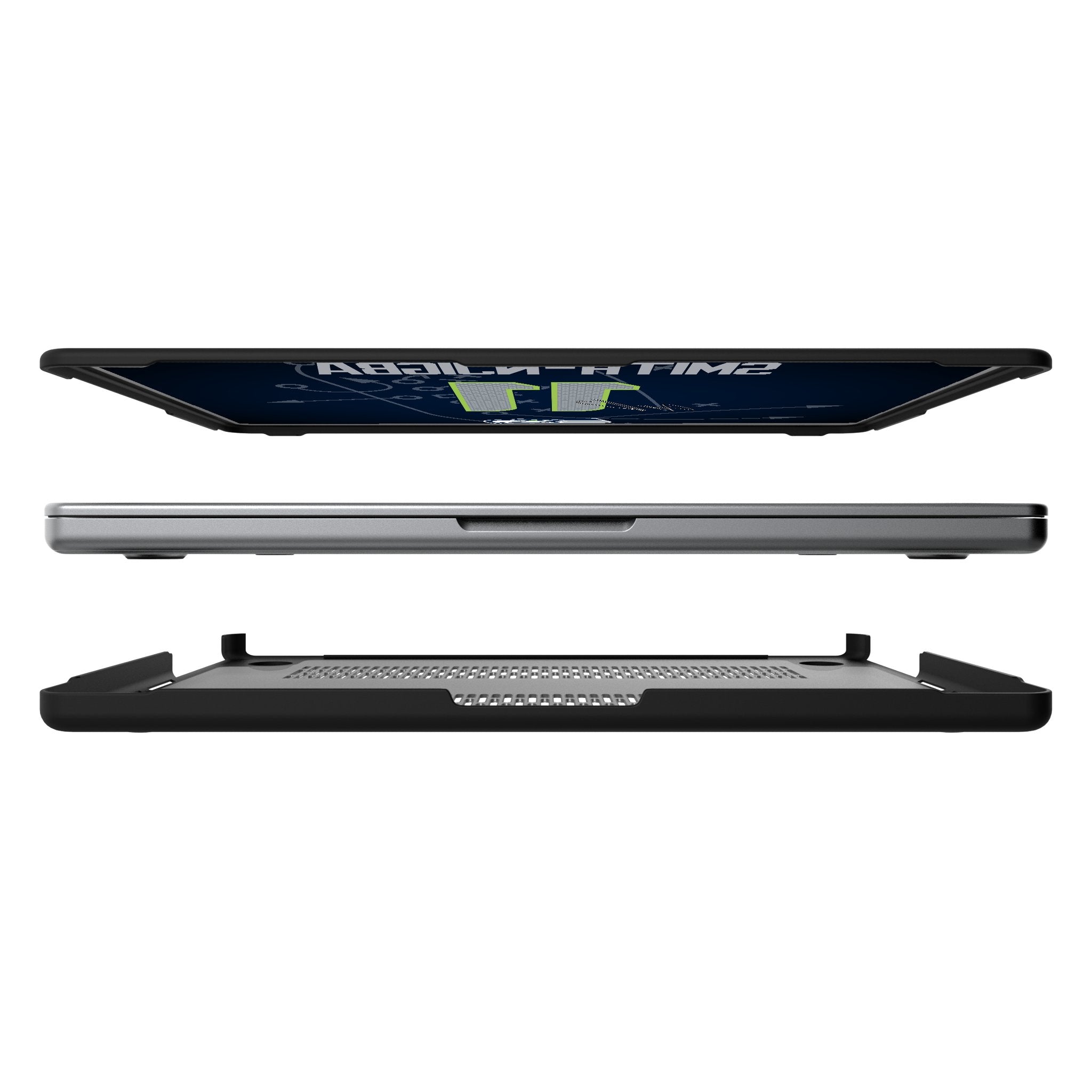 Jaxon Smith-Njigba Seattle Seahawks 11 Game Tactic Laptop Case for Apple MacBook - Sports Gifts, Sports Memorabilia, Sports Collectibles, Fan Shop