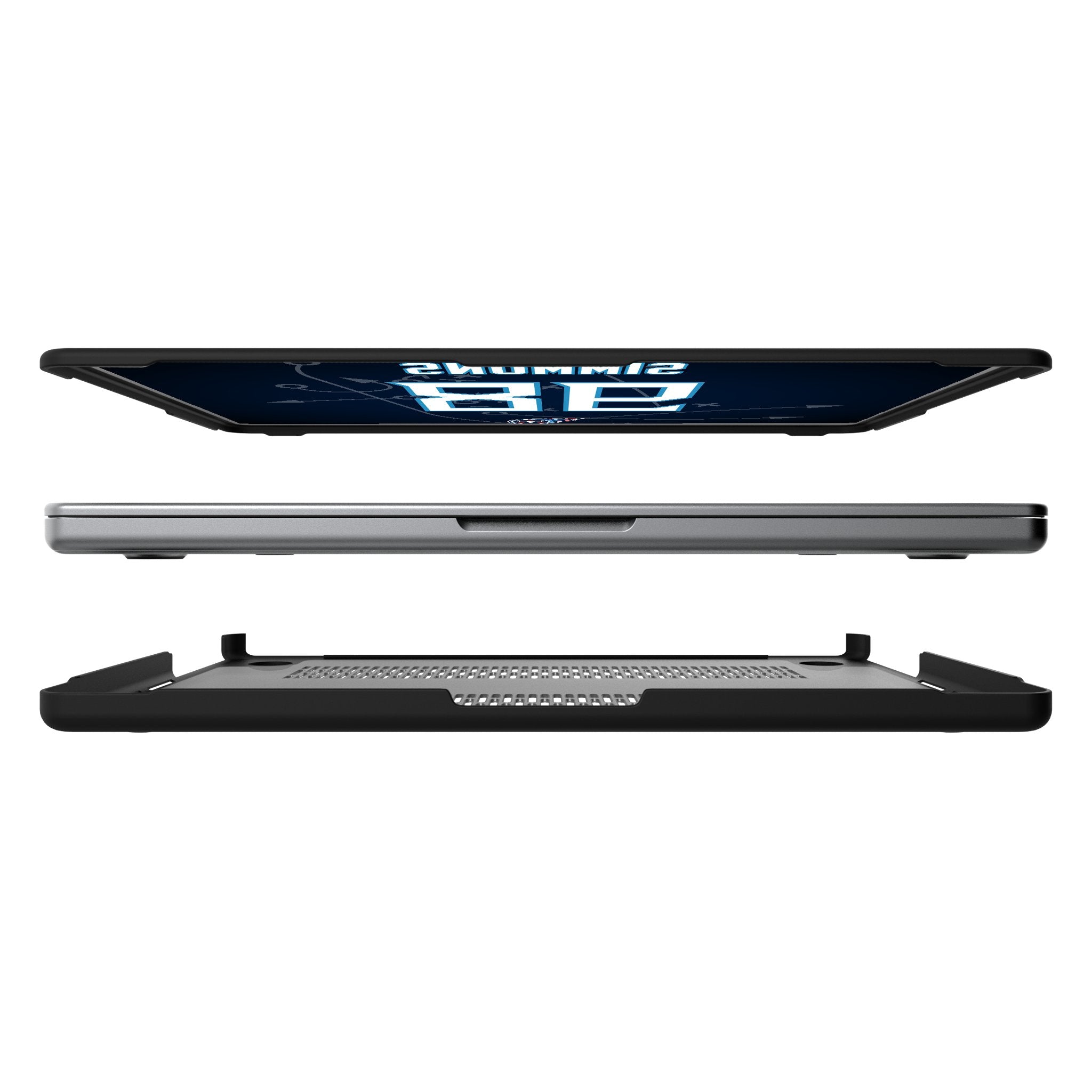 Jeffery Simmons Tennessee Titans 98 Game Tactic Laptop Case for Apple MacBook - Sports Gifts, Sports Memorabilia, Sports Collectibles, Fan Shop