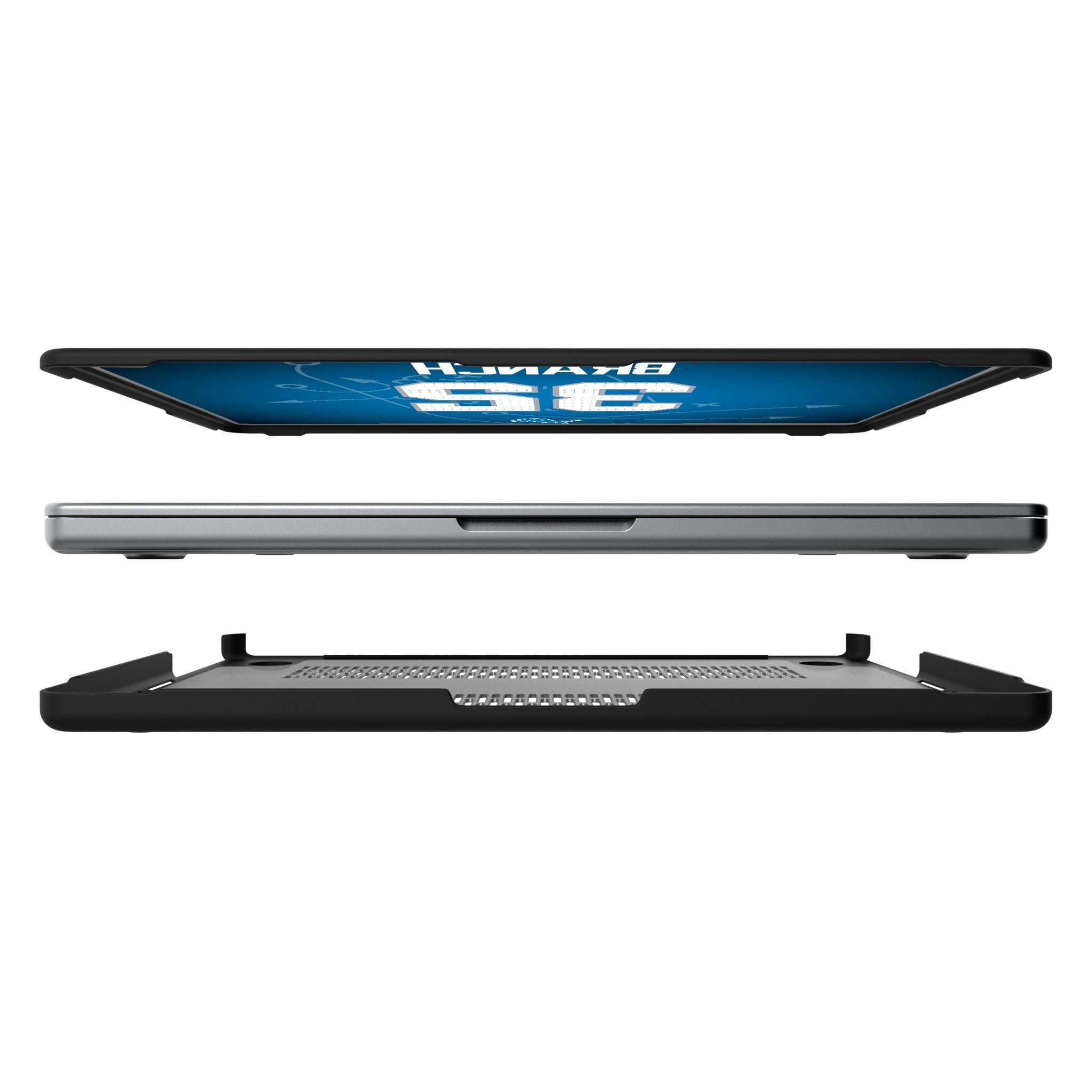 Brian Branch Detroit Lions 32 Game Tactic Laptop Case for Apple MacBook - Sports Gifts, Sports Memorabilia, Sports Collectibles, Fan Shop
