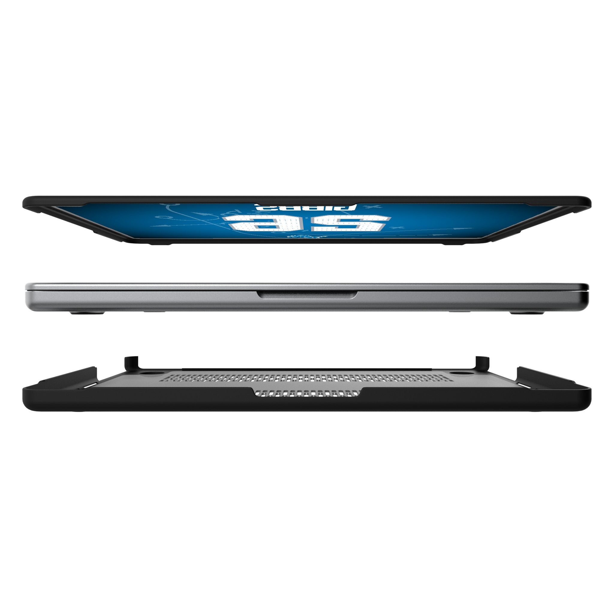 Jahmyr Gibbs Detroit Lions 26 Game Tactic Laptop Case for Apple MacBook - Sports Gifts, Sports Memorabilia, Sports Collectibles, Fan Shop