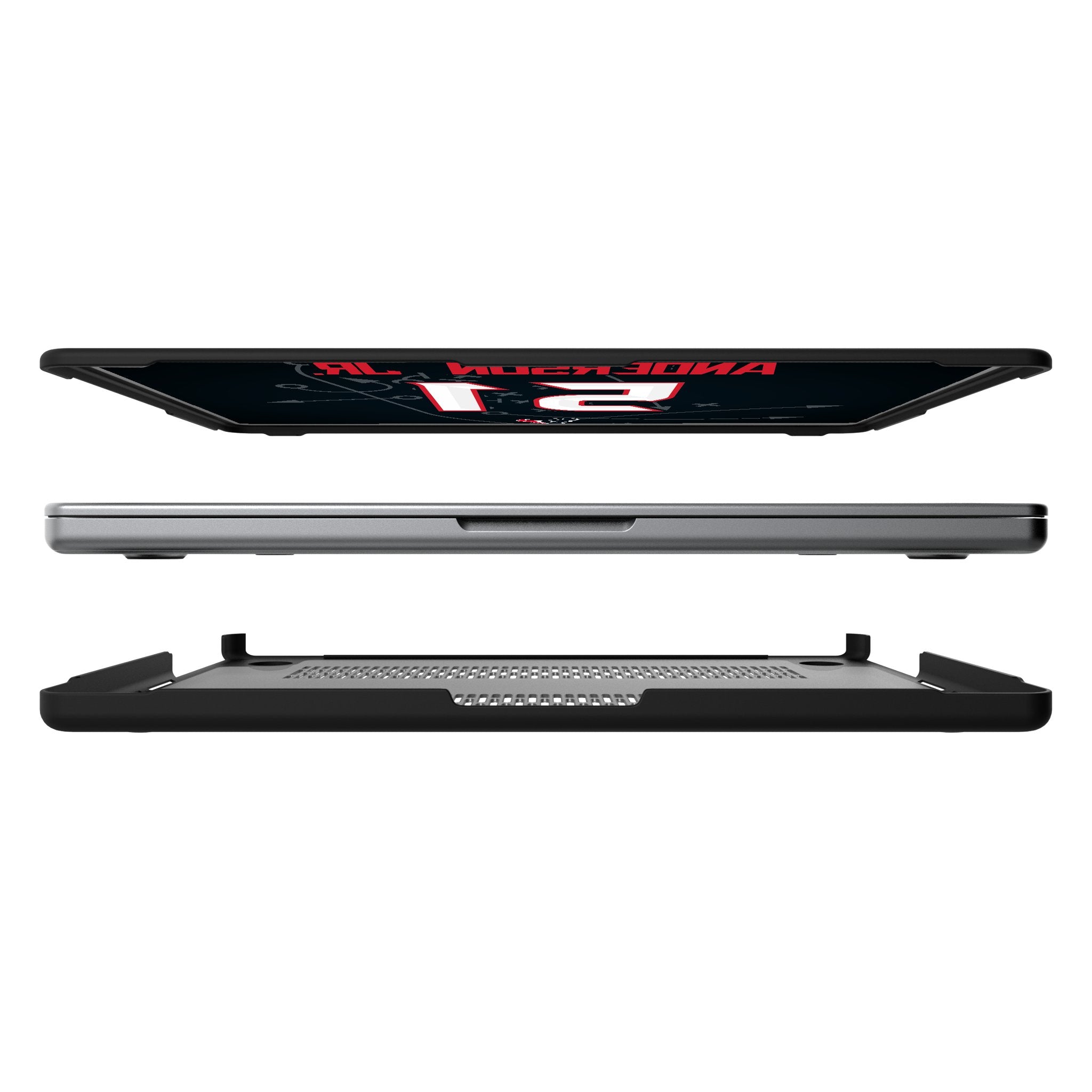 Will Anderson Jr. Houston Texans 51 Game Tactic Laptop Case for Apple MacBook - Sports Gifts, Sports Memorabilia, Sports Collectibles, Fan Shop