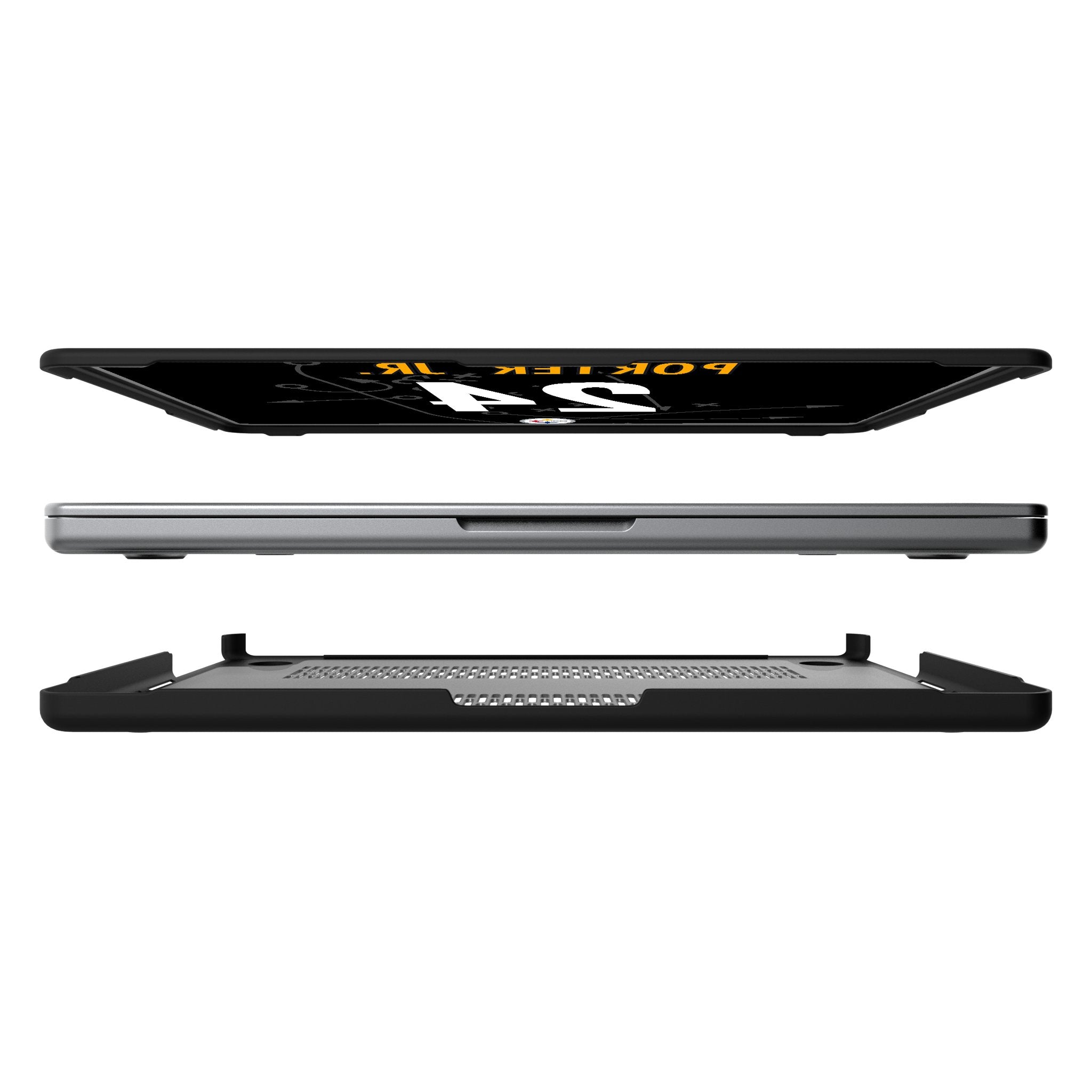 Joey Porter Jr. Pittsburgh Steelers 24 Game Tactic Laptop Case for Apple MacBook - Sports Gifts, Sports Memorabilia, Sports Collectibles, Fan Shop