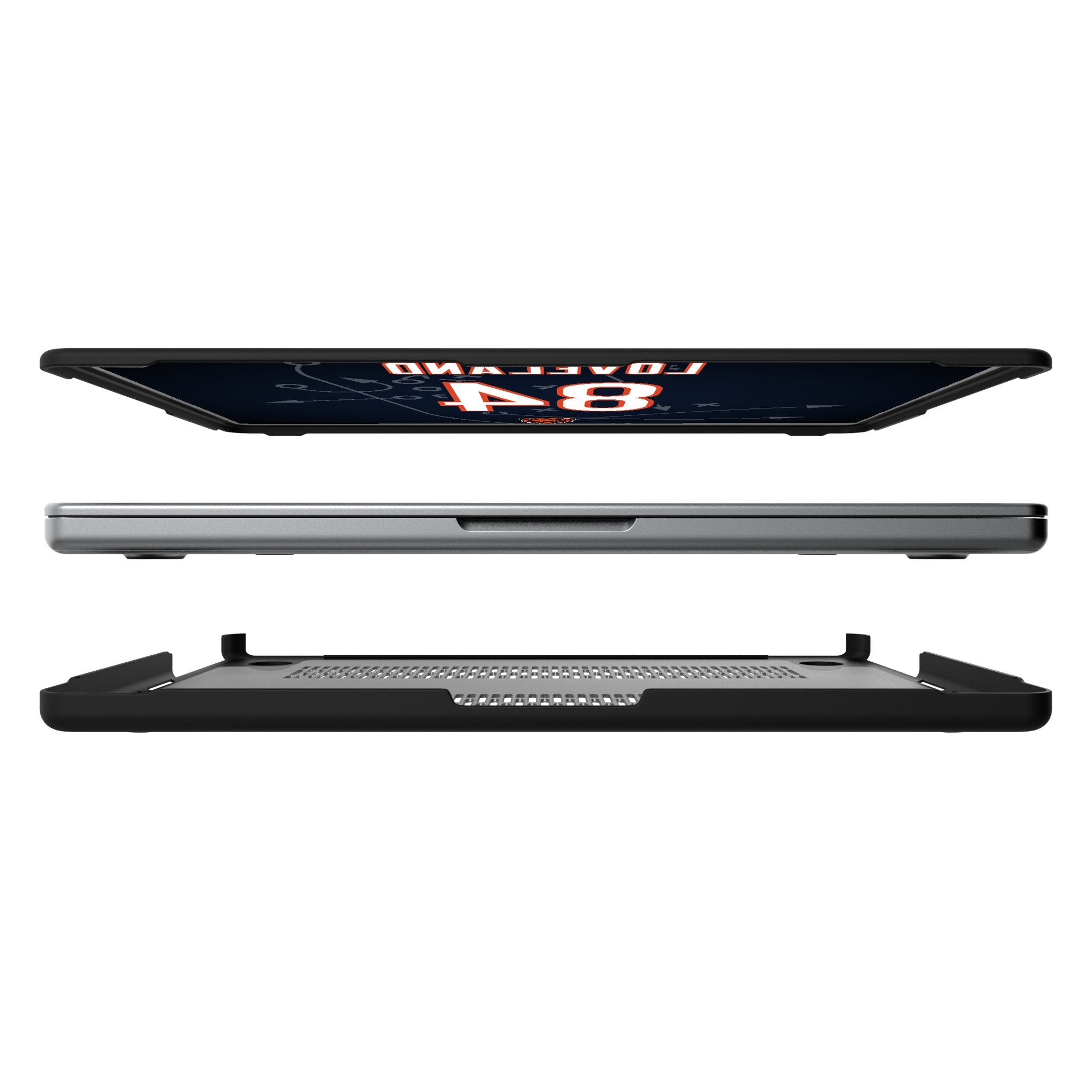 Colston Loveland Chicago Bears 84 Game Tactic Laptop Case for Apple MacBook - Sports Gifts, Sports Memorabilia, Sports Collectibles, Fan Shop