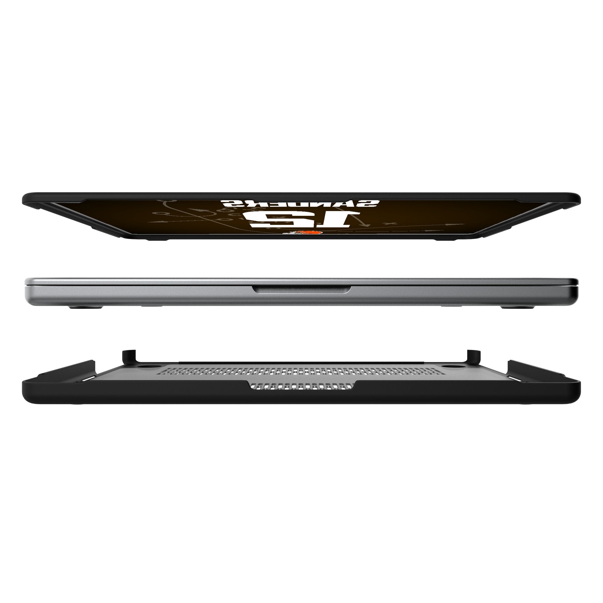 Shedeur Sanders Cleveland Browns 12 Game Tactic Laptop Case for Apple MacBook - Sports Gifts, Sports Memorabilia, Sports Collectibles, Fan Shop