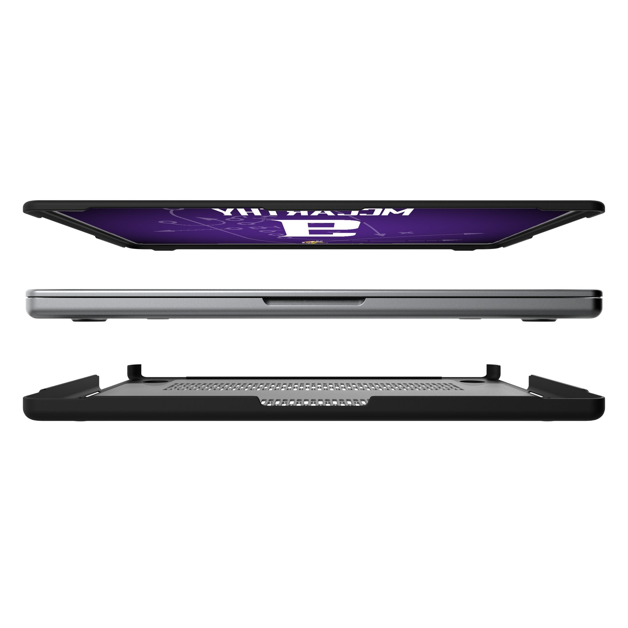 J.J. McCarthy Minnesota Vikings 9 Game Tactic Laptop Case for Apple MacBook - Sports Gifts, Sports Memorabilia, Sports Collectibles, Fan Shop