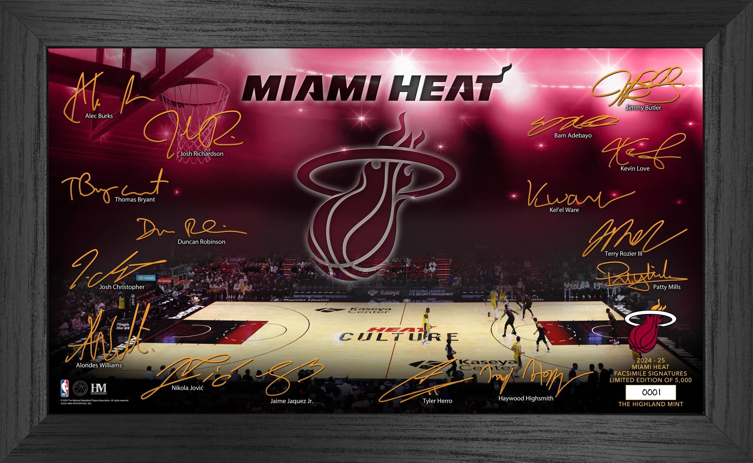 Miami Heat 2024-25 Signature Court - Sports Collectibles, Sports Memorabilia, Sports Fan Shop, Sports Gifts