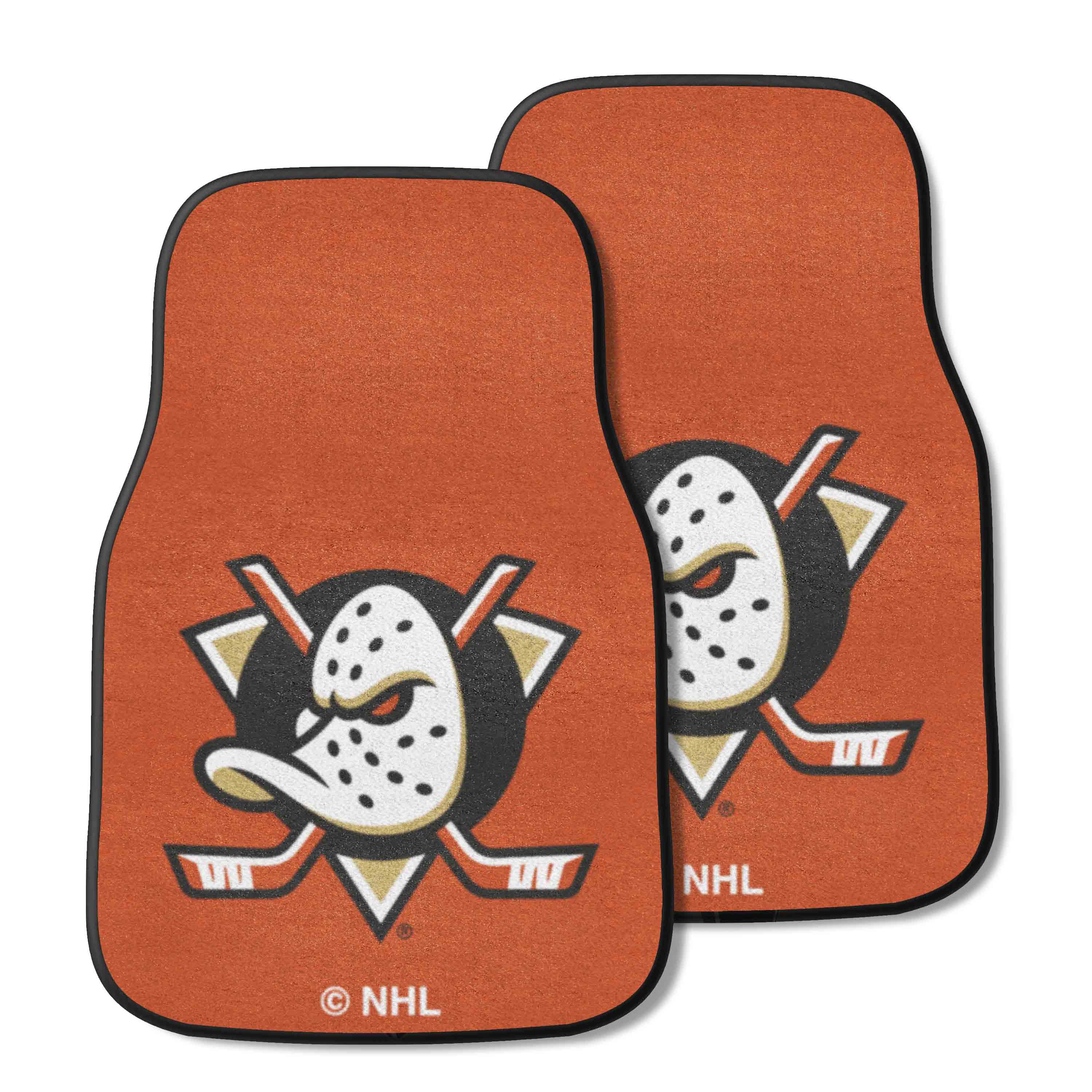 NHL - Anaheim Ducks 2-pc Carpet Car Mat Set
