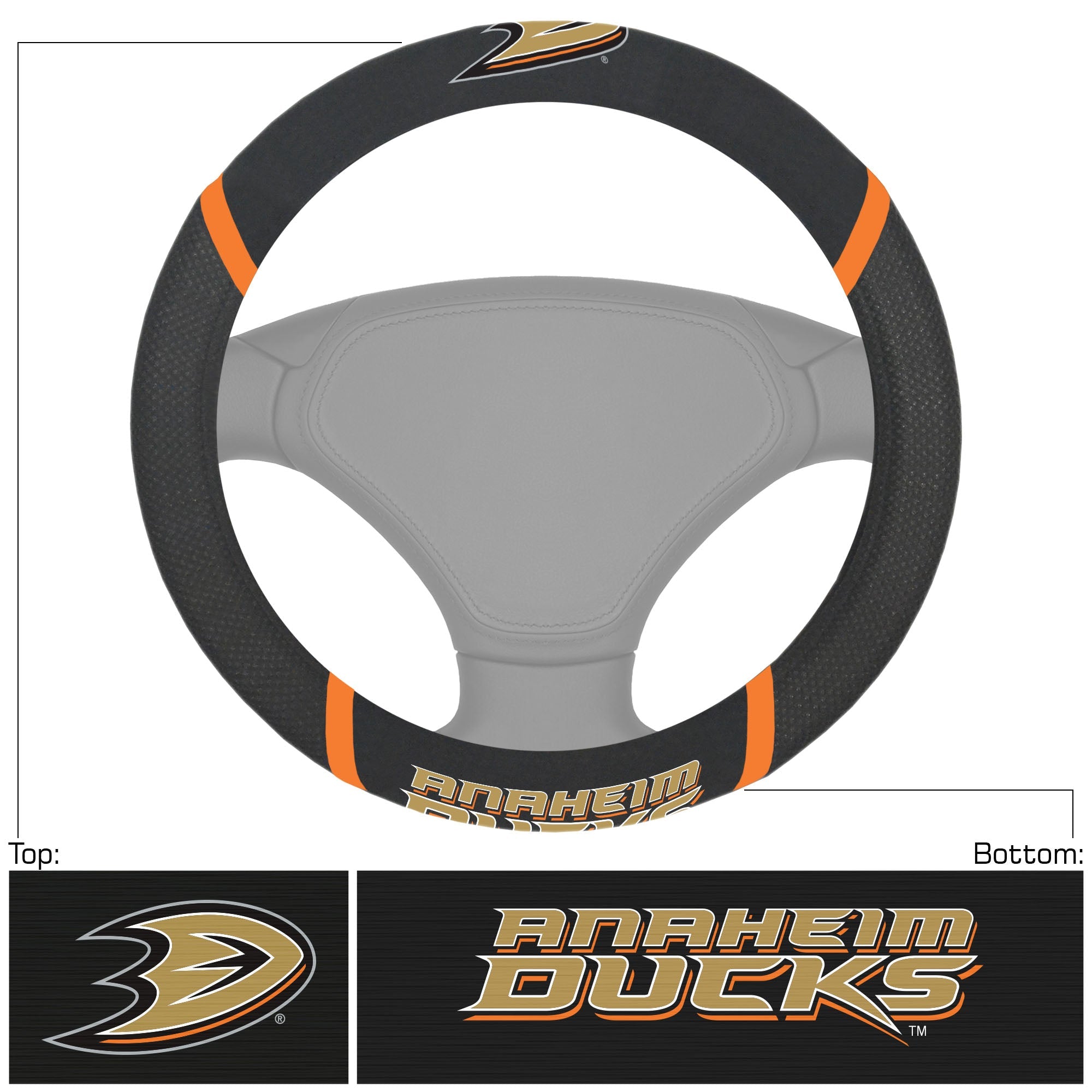 NHL - Anaheim Ducks Steering Wheel Cover