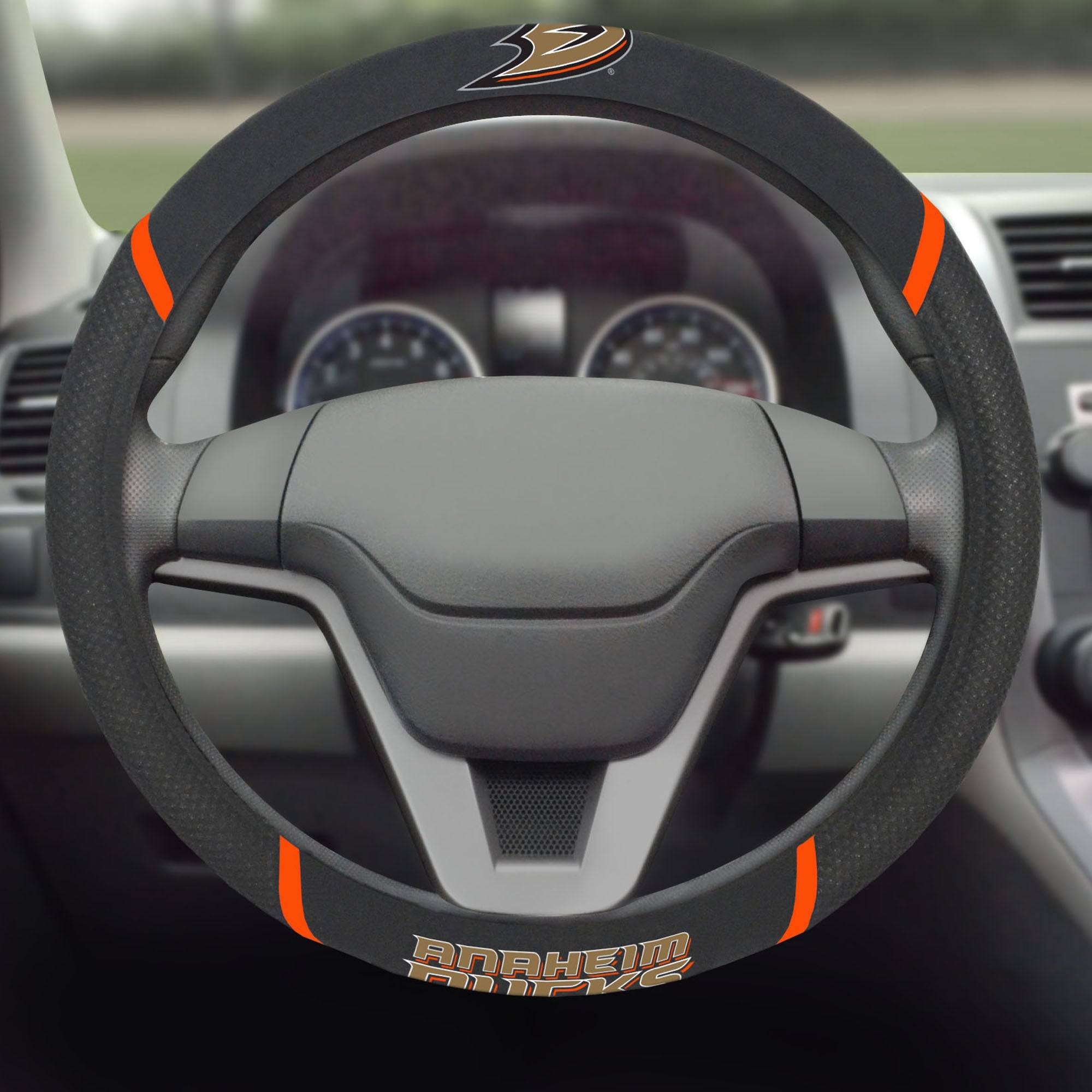 NHL - Anaheim Ducks Steering Wheel Cover - Sports Gifts, Sports Memorabilia, Sports Collectibles, Fan Shop