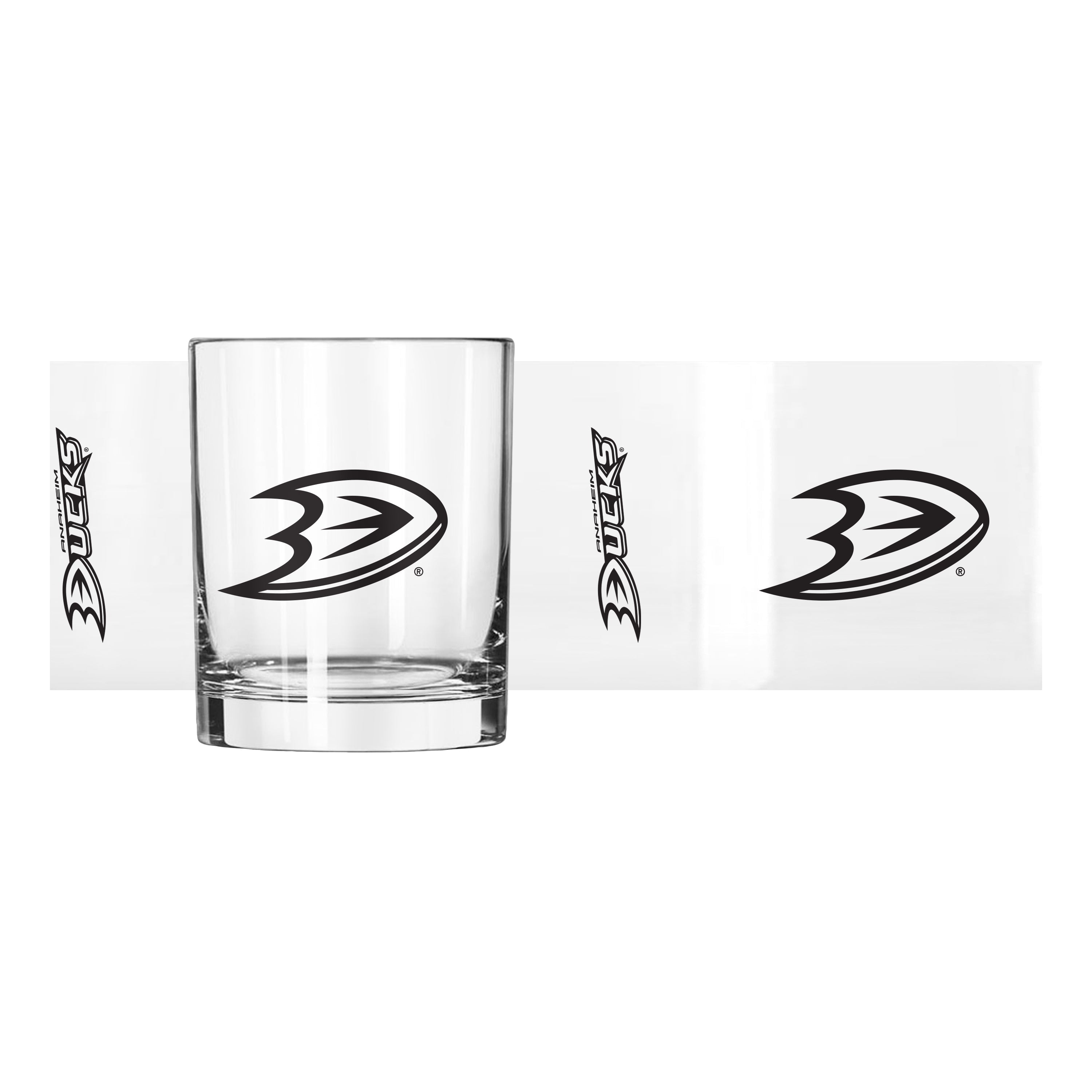 Anaheim Ducks 14oz Gameday Rocks Glass - Sports Gifts, Sports Memorabilia, Sports Collectibles, Fan Shop