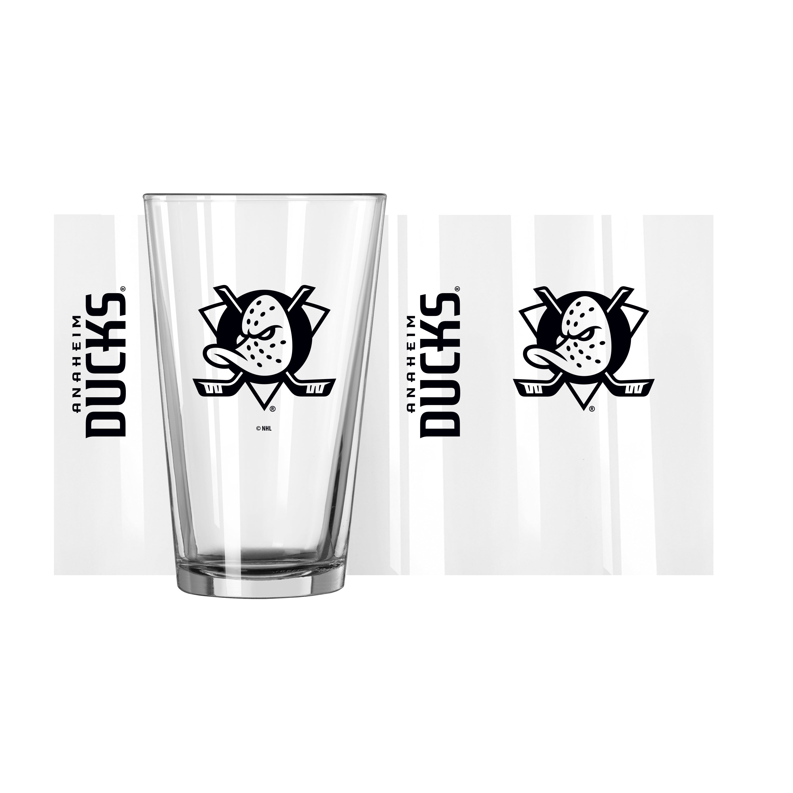 Anaheim Ducks 16oz Gameday Pint Glass - Sports Gifts, Sports Memorabilia, Sports Collectibles, Fan Shop