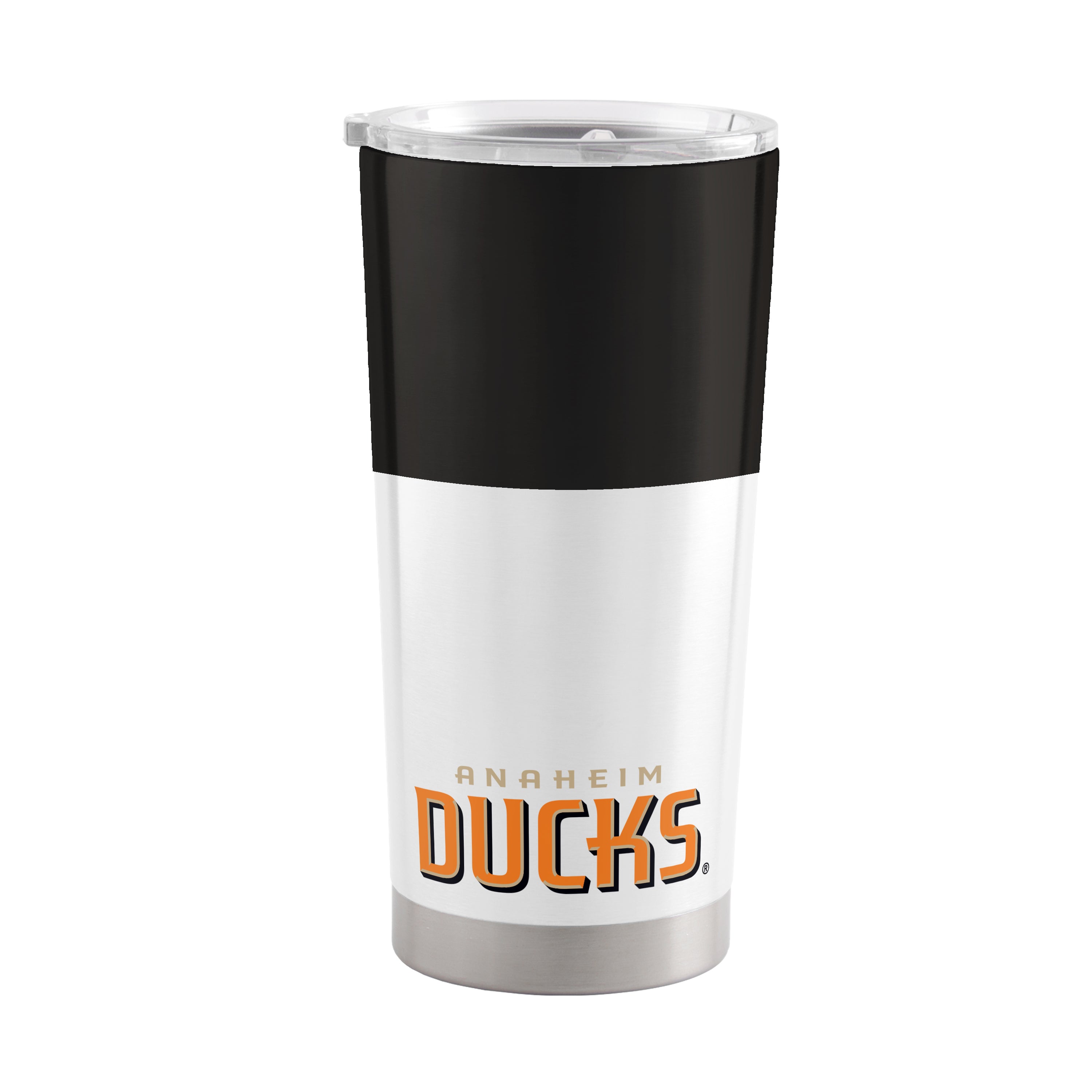 Anaheim Ducks 20oz Colorblock Stainless Steel Tumbler - Sports Gifts, Sports Memorabilia, Sports Collectibles, Fan Shop