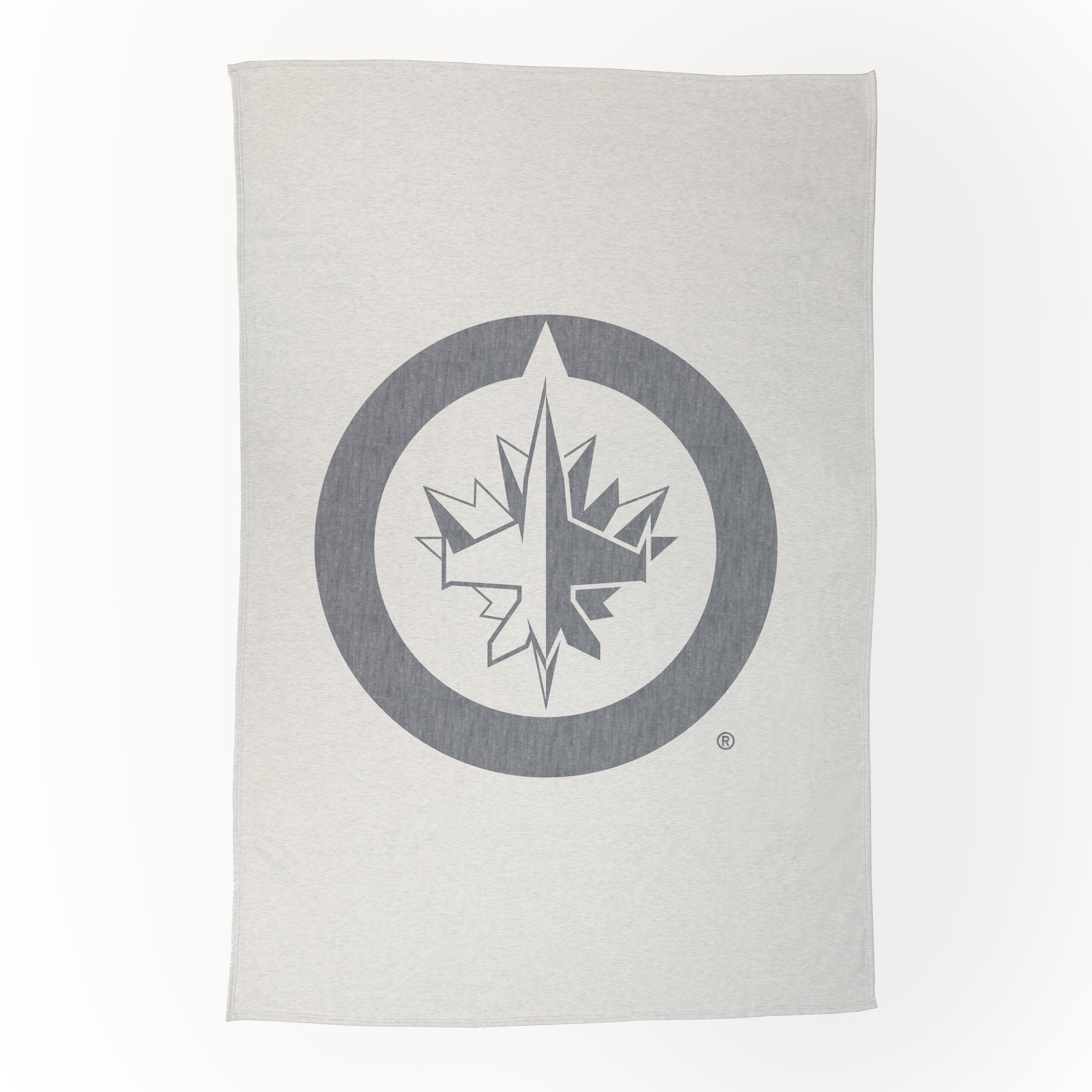 Winnipeg Jets Oversized Logo Sublimated Sweatshirt Blanket